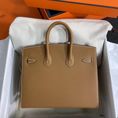Birkin 25 Sellier 37 Gold Epsom Silver Hardware