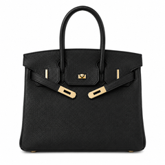 Birkin Retourne in Noir Togo Leather with Contrast Interior (Gold Hardware)