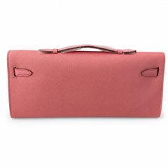 Kelly cut 31 clutch epsom milkshake powder gold buckle in stock