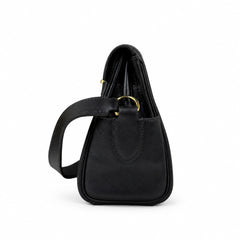 Black gold 🆕 In stock Kelly Messenger messenger bag for men and women, black gold buckle, imported leather, all-steel hand-waxed thread, the highest cost-effectiveness on the Internet. Unisex messenge