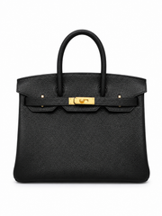 Birkin 30 Retourne in Noir Togo Leather (Gold Hardware)