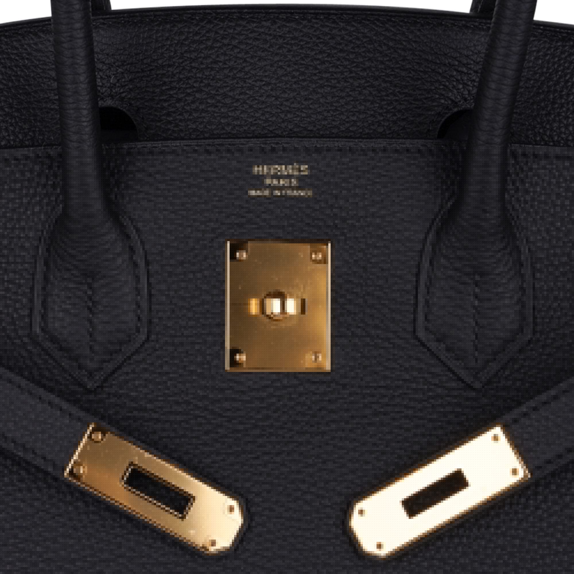 👜Birkin 30 Bag Black Togo Leather with Gold Hardware