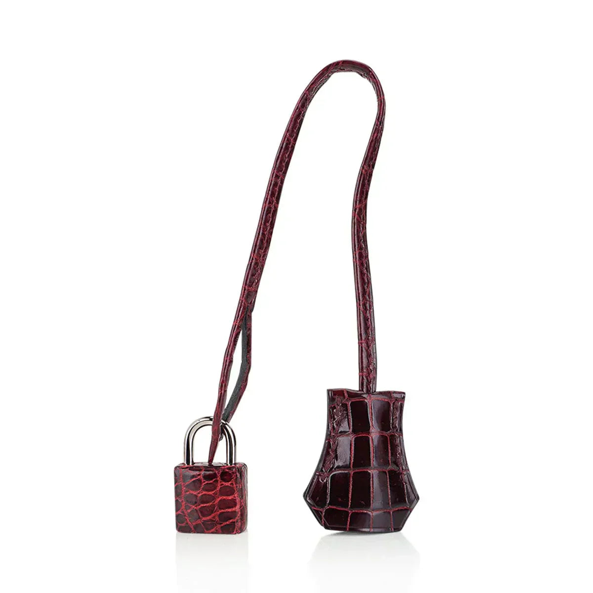 👜Birkin 35 Bag Bordeaux Porosus Crocodile with Palladium Hardware