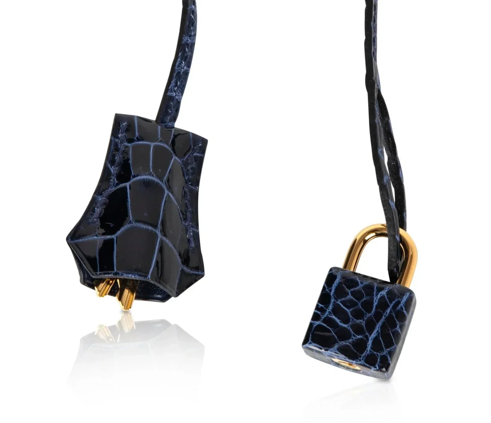 👜Birkin 35 Bag Blue Sapphire Porosus Crocodile Gold Hardware New