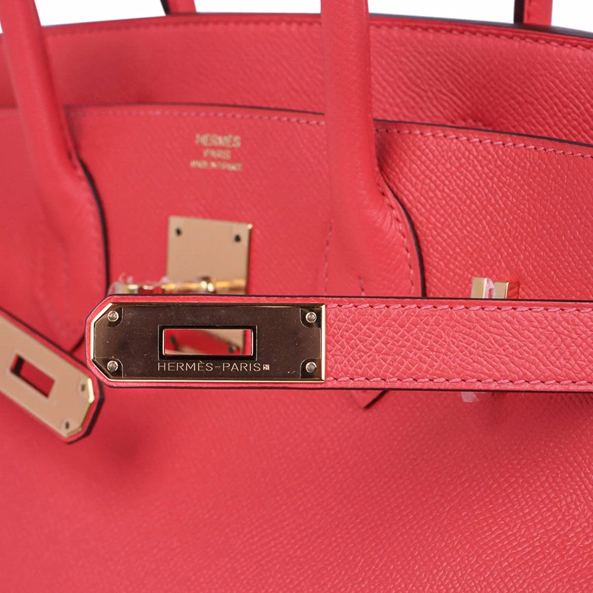 👜Birkin 30 Bag Rose Jaipur Epsom Leather with Gold Hardware