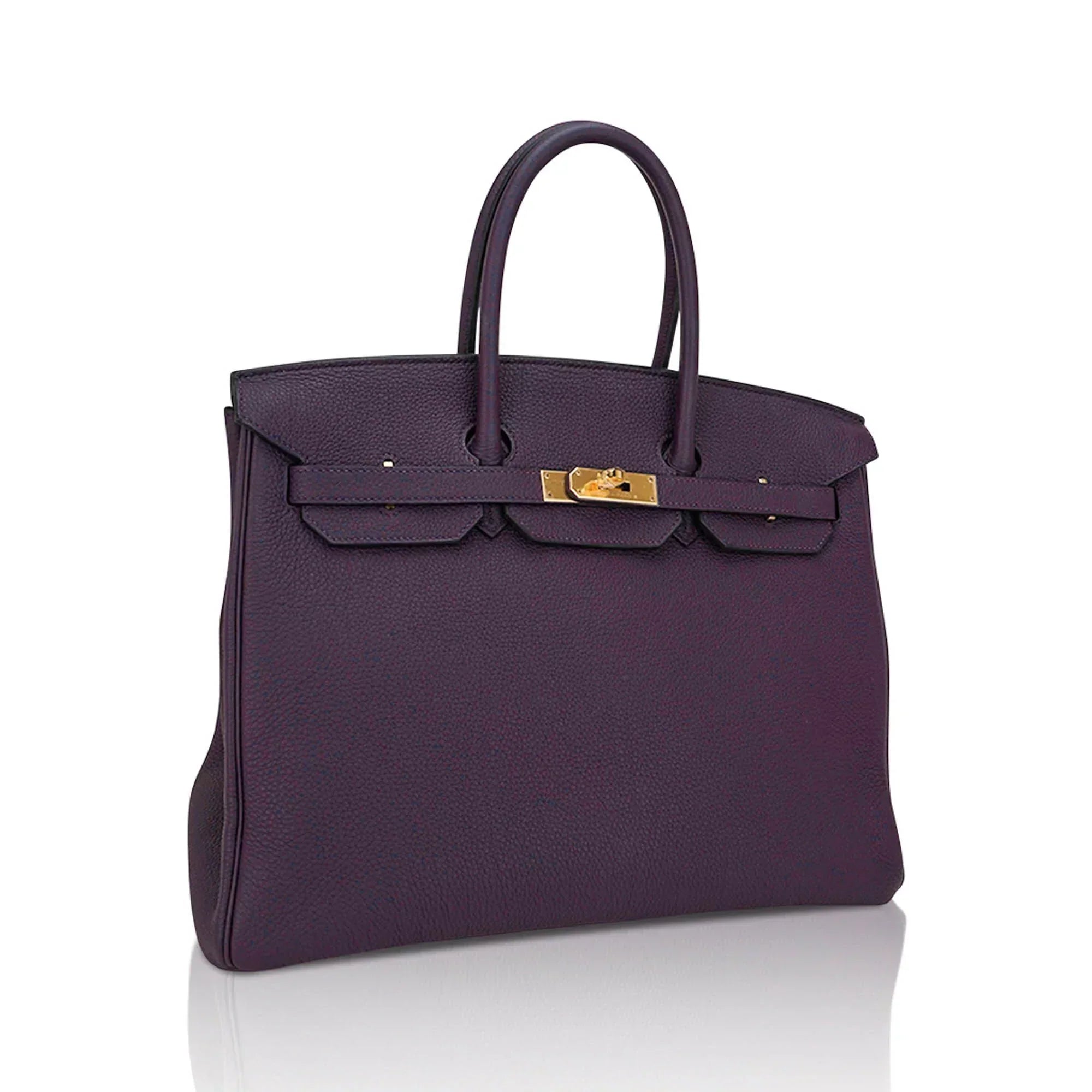 👜Birkin 35 Bag Raisin Togo Leather with Gold Hardware