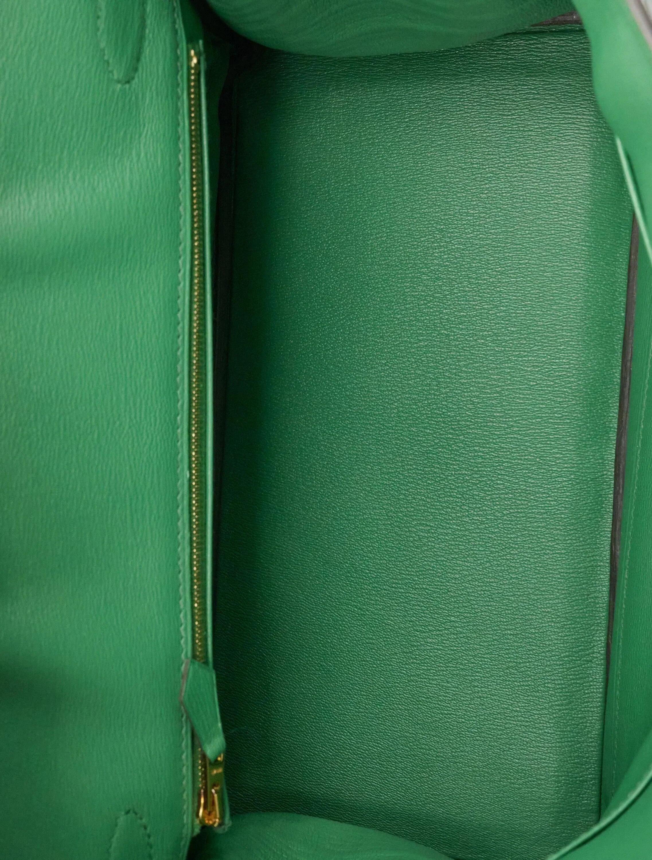 👜Birkin Emerald Shiny Niloticus Crocodile Gold Hardware