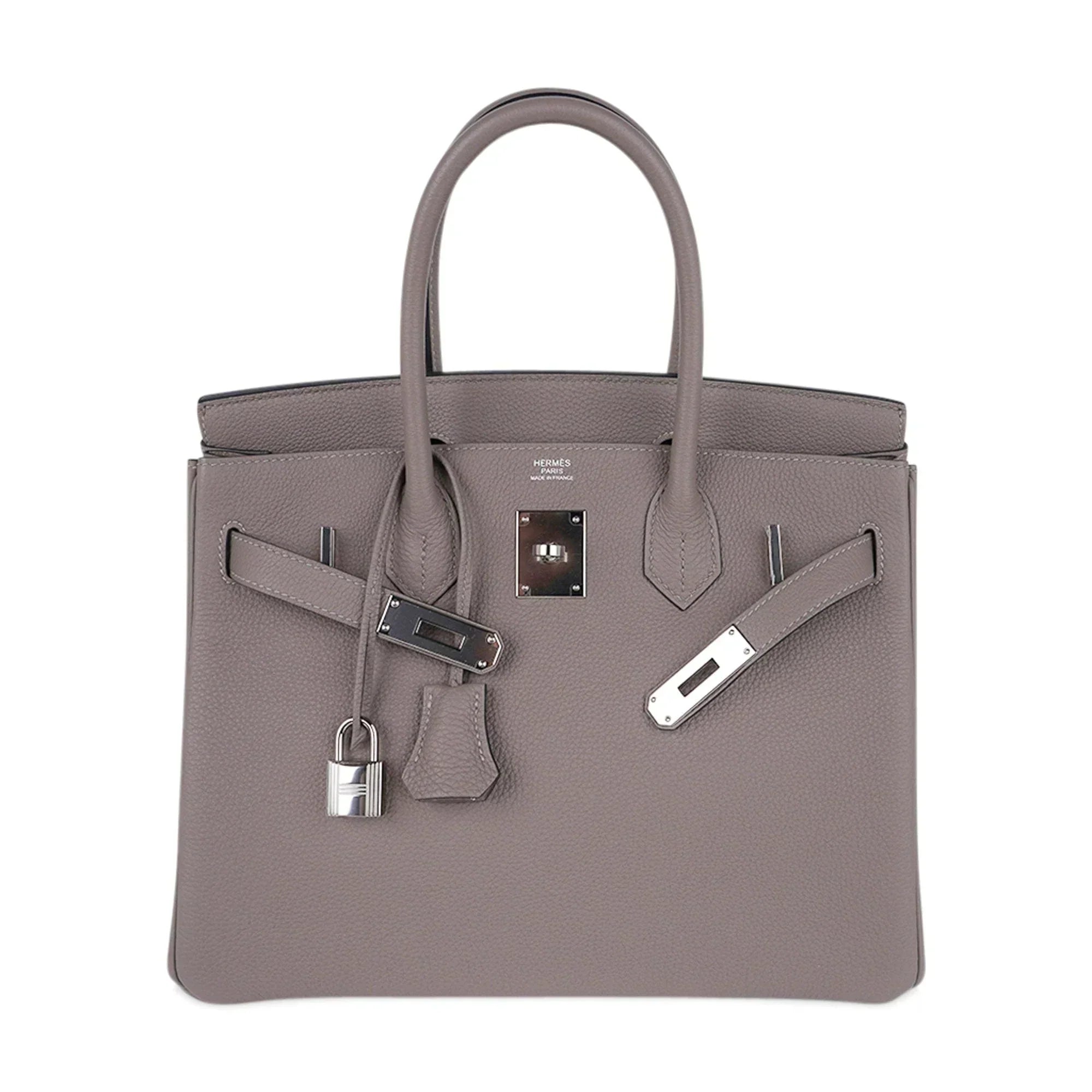 👜Birkin 30 Bag Gris Asphalte Togo Leather with Palladium Hardware