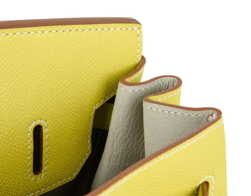 👜Birkin 30 Bag Rare Lime Candy Limited Edition Gris Perle Interior Palladium
