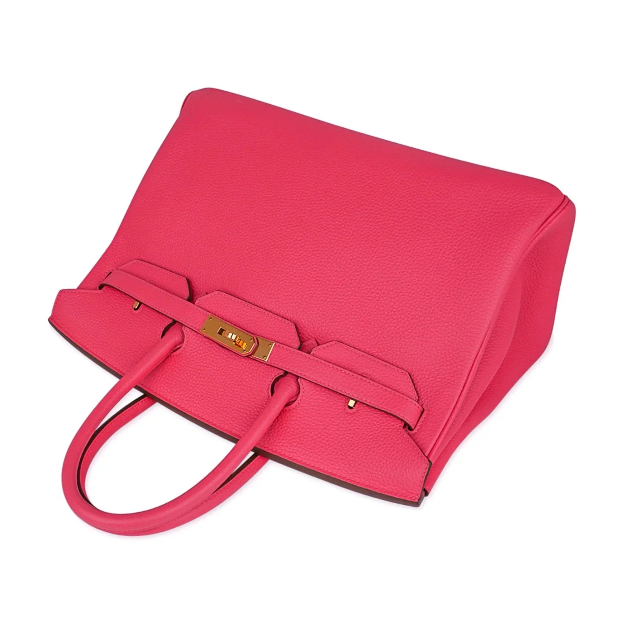 👜Birkin 35 Bag Rose Lipstick Pink Togo Gold Hardware