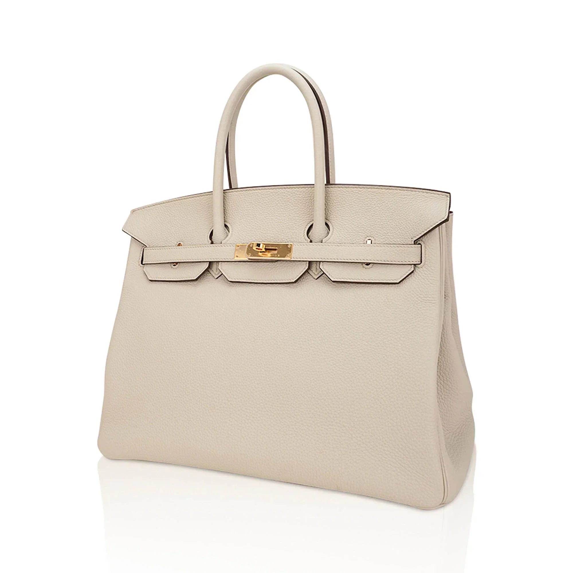 👜HSS Birkin 35 Trench and Corail Togo Leather Special Order Bag