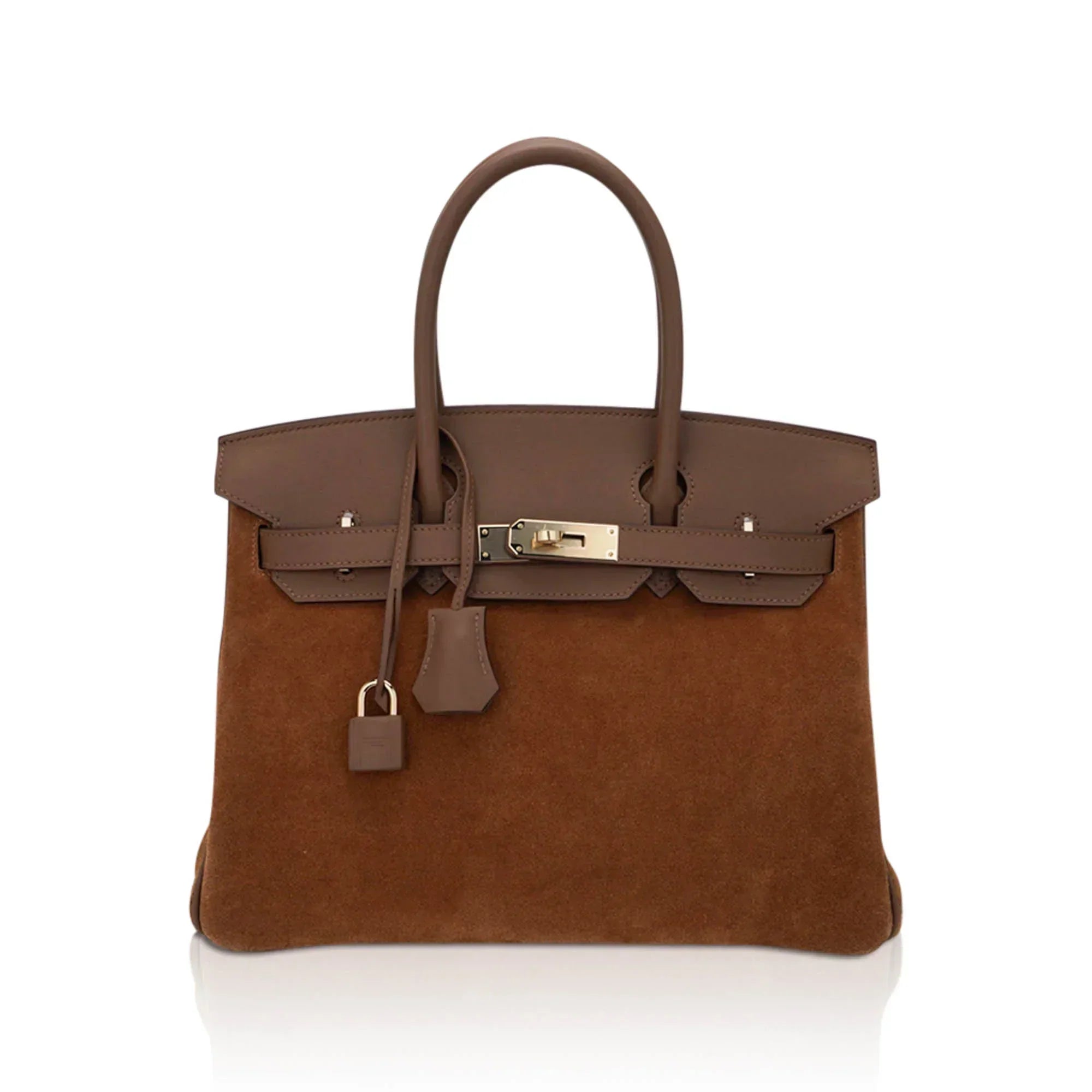 👜Limited Edition Birkin 30 Grizzly Bag Alezan Permabrass Hardware