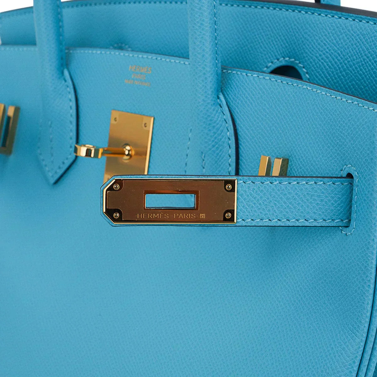 👜Birkin 30 Bag Blue du Nord Gold Hardware Epsom Leather