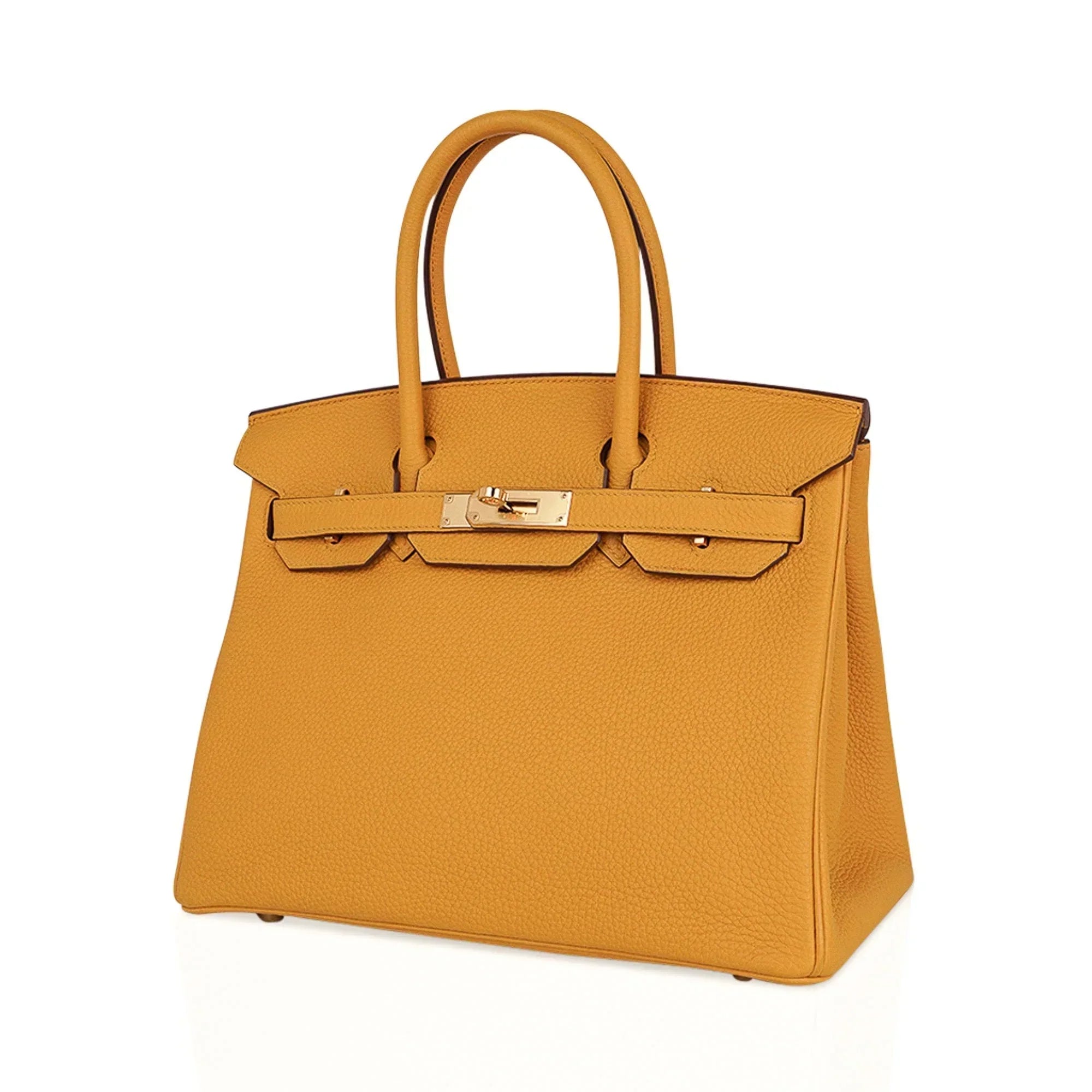 👜Birkin 30 Bag Jaune Ambre Gold Hardware Togo Leather