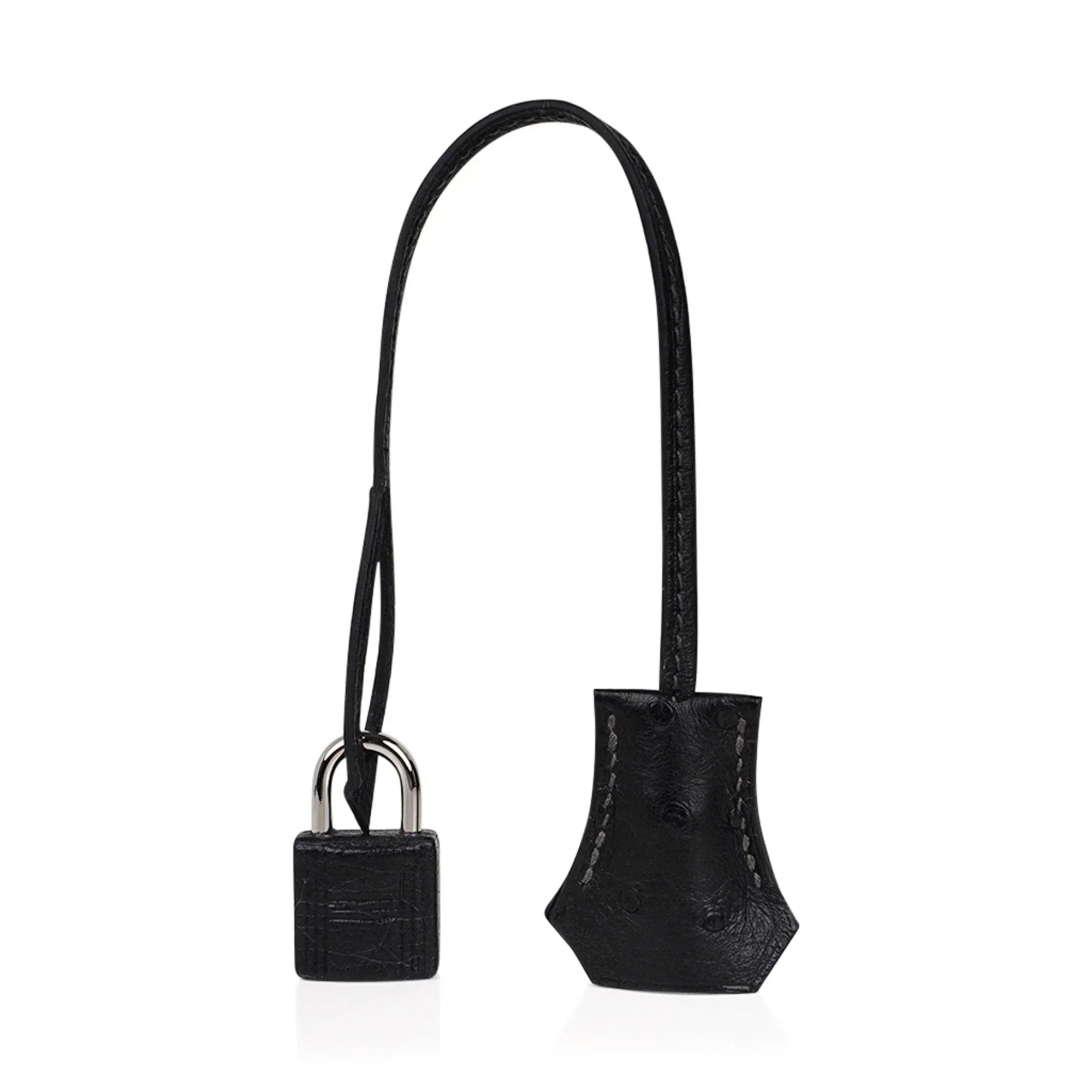 👜Birkin HSS 30 Bag Black (Noir ) Ostrich Palladium Hardware