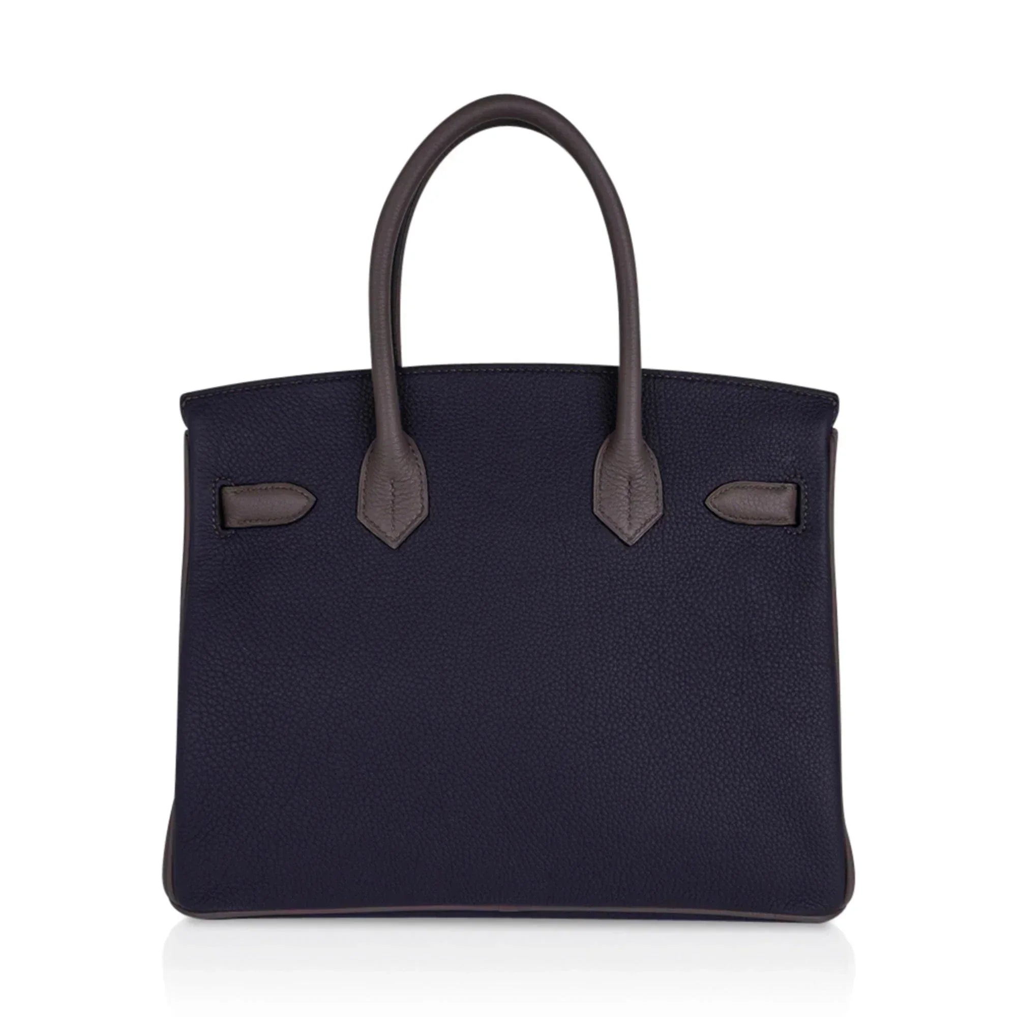 👜Special Order HSS Birkin 30 Bag Blue Nuit & Etain Togo Leather with Brushed Palladium Hardware