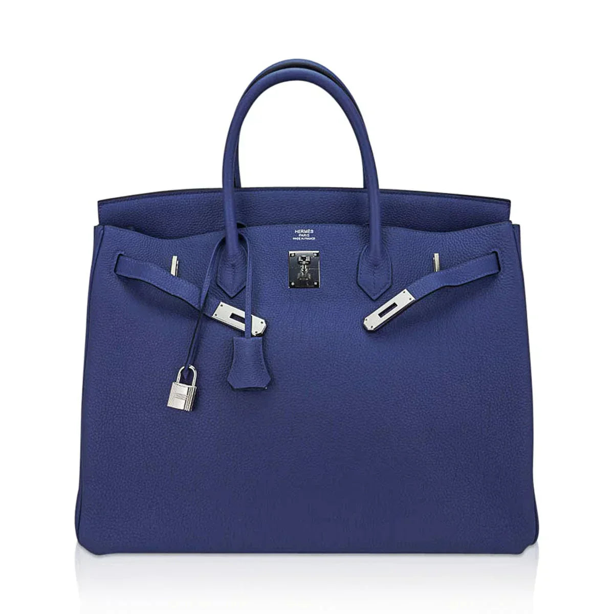 👜Limited Edition Birkin 40 Bag Blue de Prusse Togo Leather with Palladium Hardware