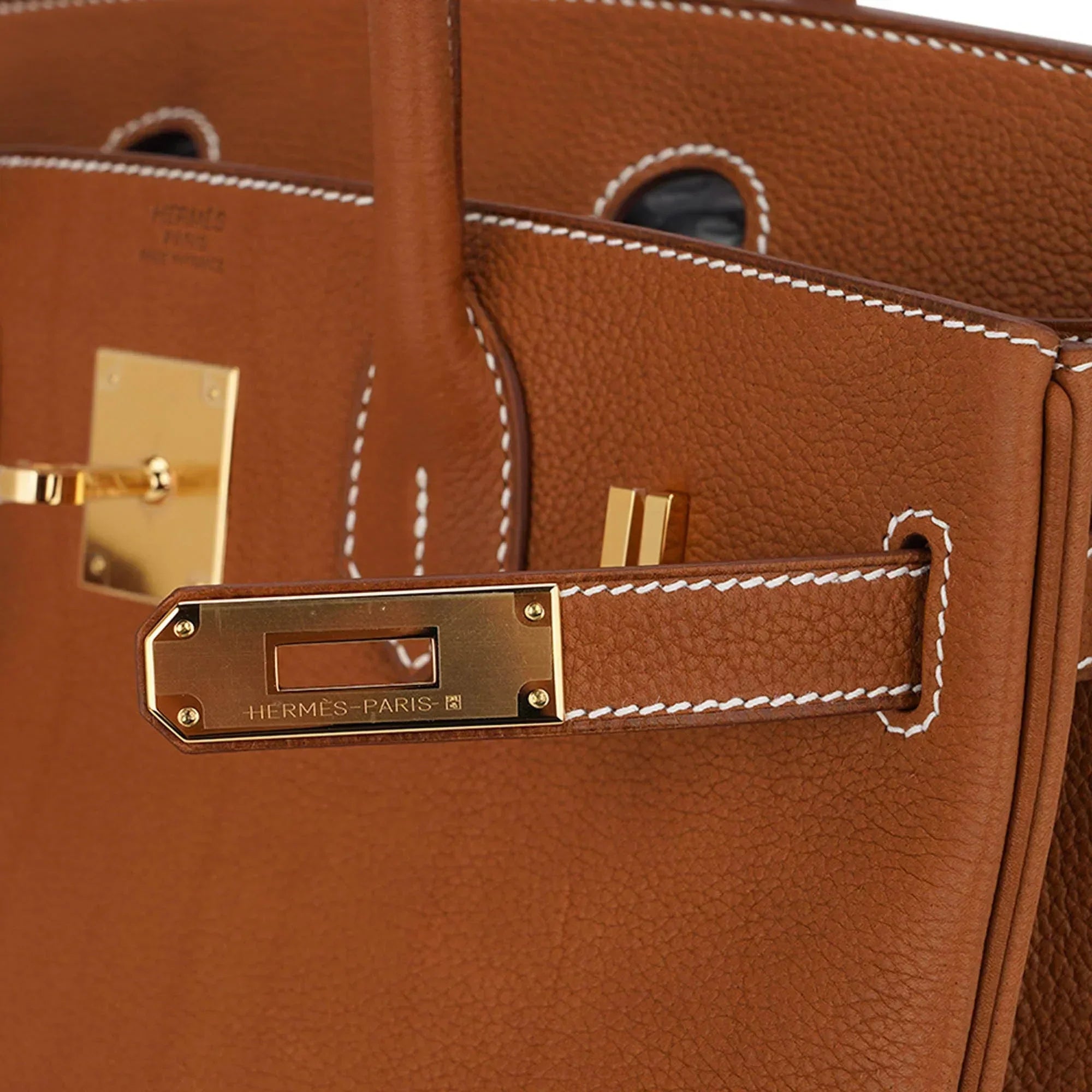 👜Birkin 30 Bag Barenia Faubourg Leather with Gold Hardware