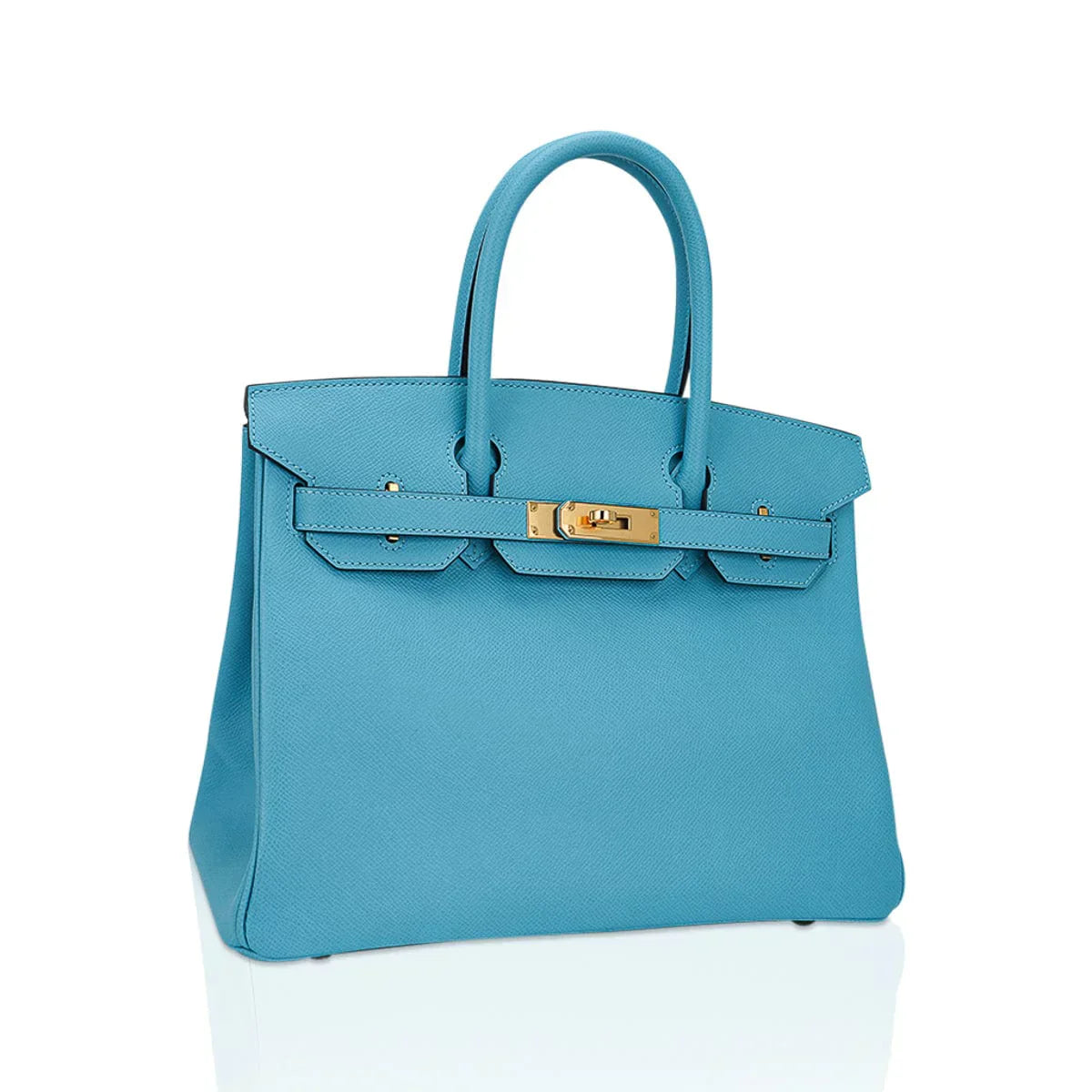 👜Birkin 30 Bag Blue du Nord Gold Hardware Epsom Leather