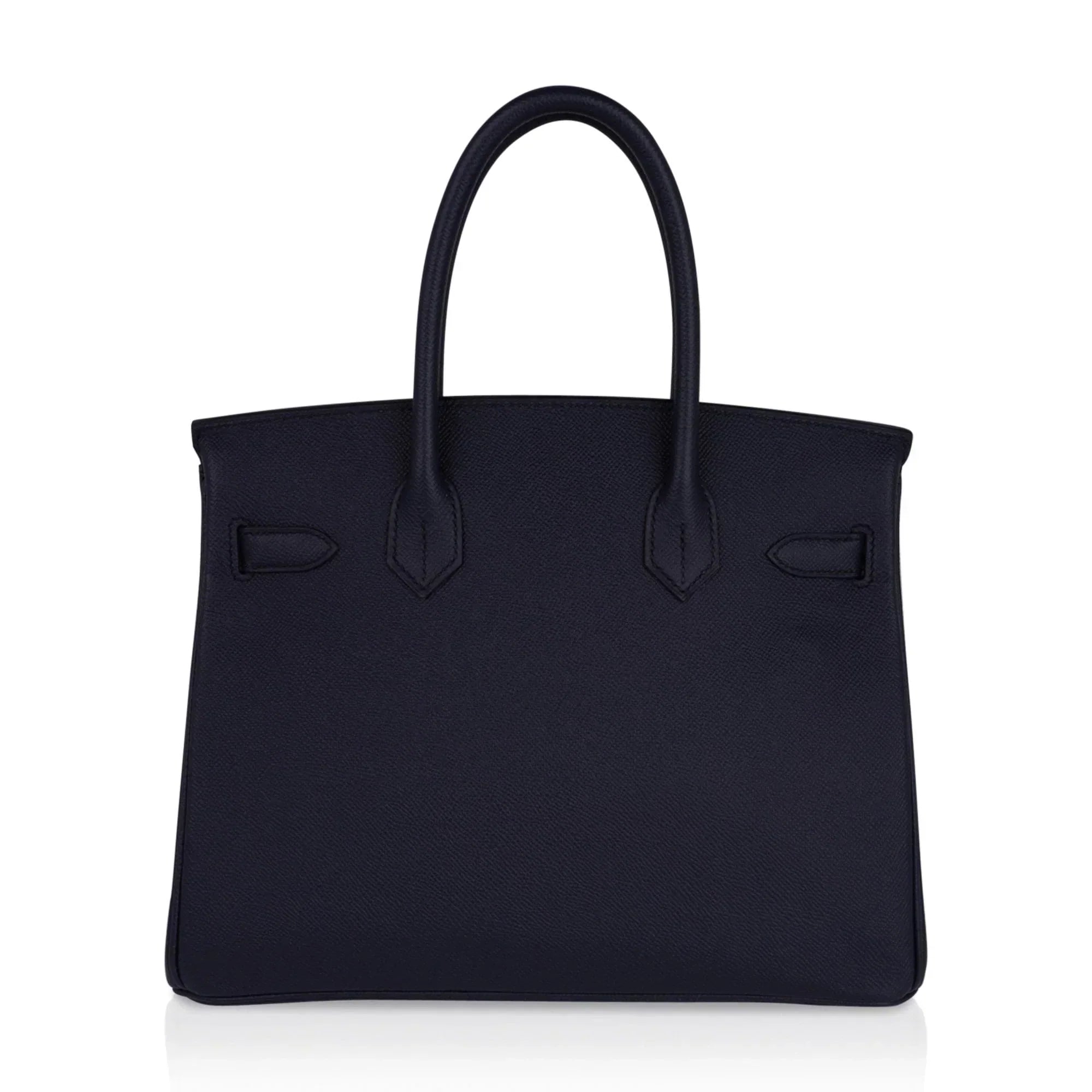 👜Birkin 30 Bag Indigo Epsom Palladium Hardware New w/ Box