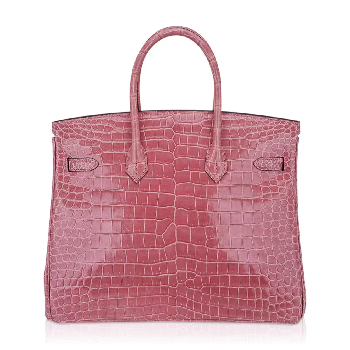👜Birkin 35 Rose Indien Porosus Crocodile Bag – Rare Retired Color