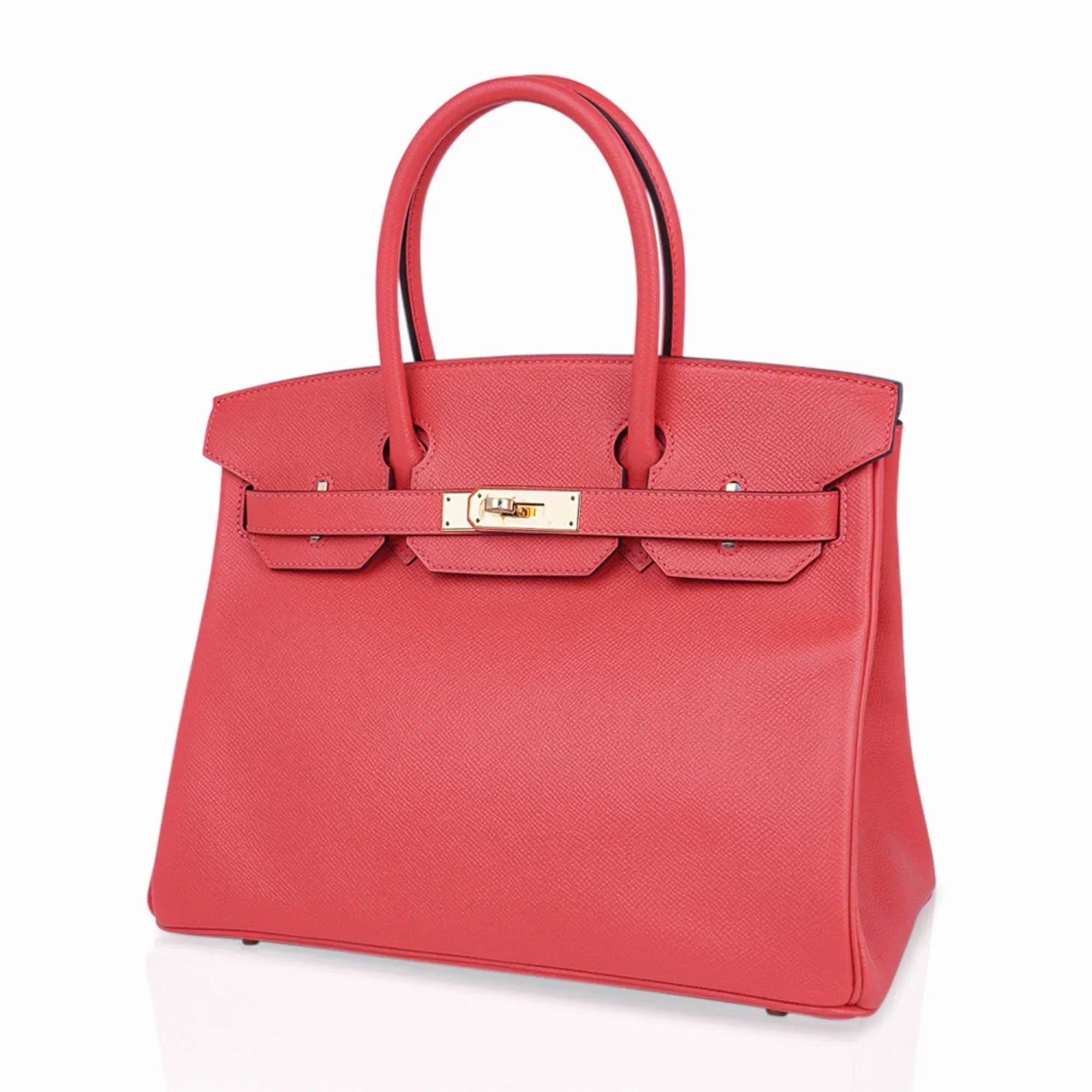 👜Birkin 30 Bag Rose Jaipur Epsom Leather with Gold Hardware