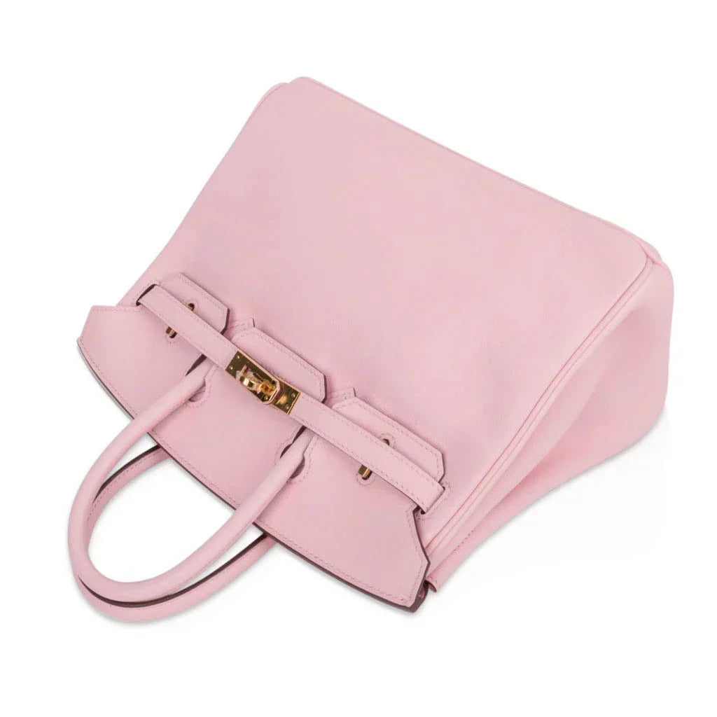 👜Birkin 25 Bag Rose Sakura Swift Gold Hardware Rare