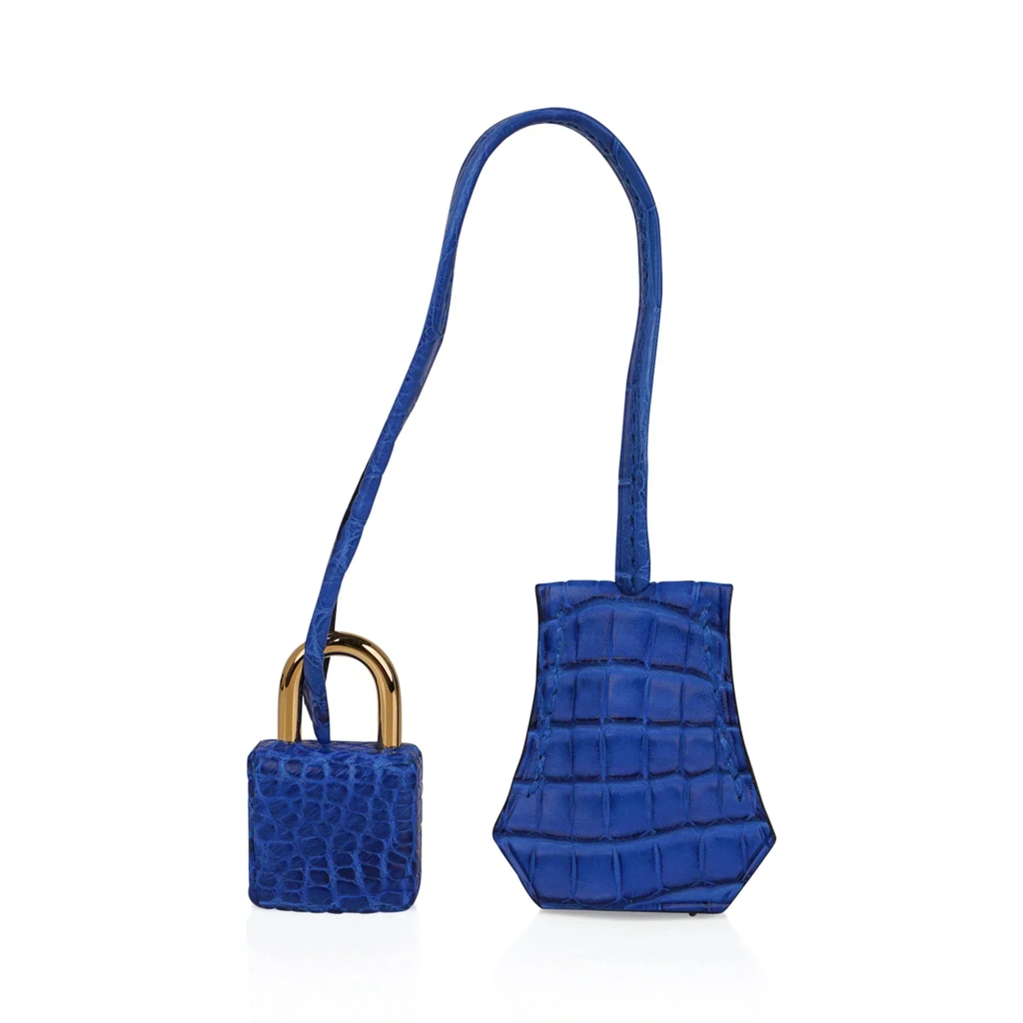 👜Birkin 25 Bag Blue Zellige Matte Alligator Gold Hardware