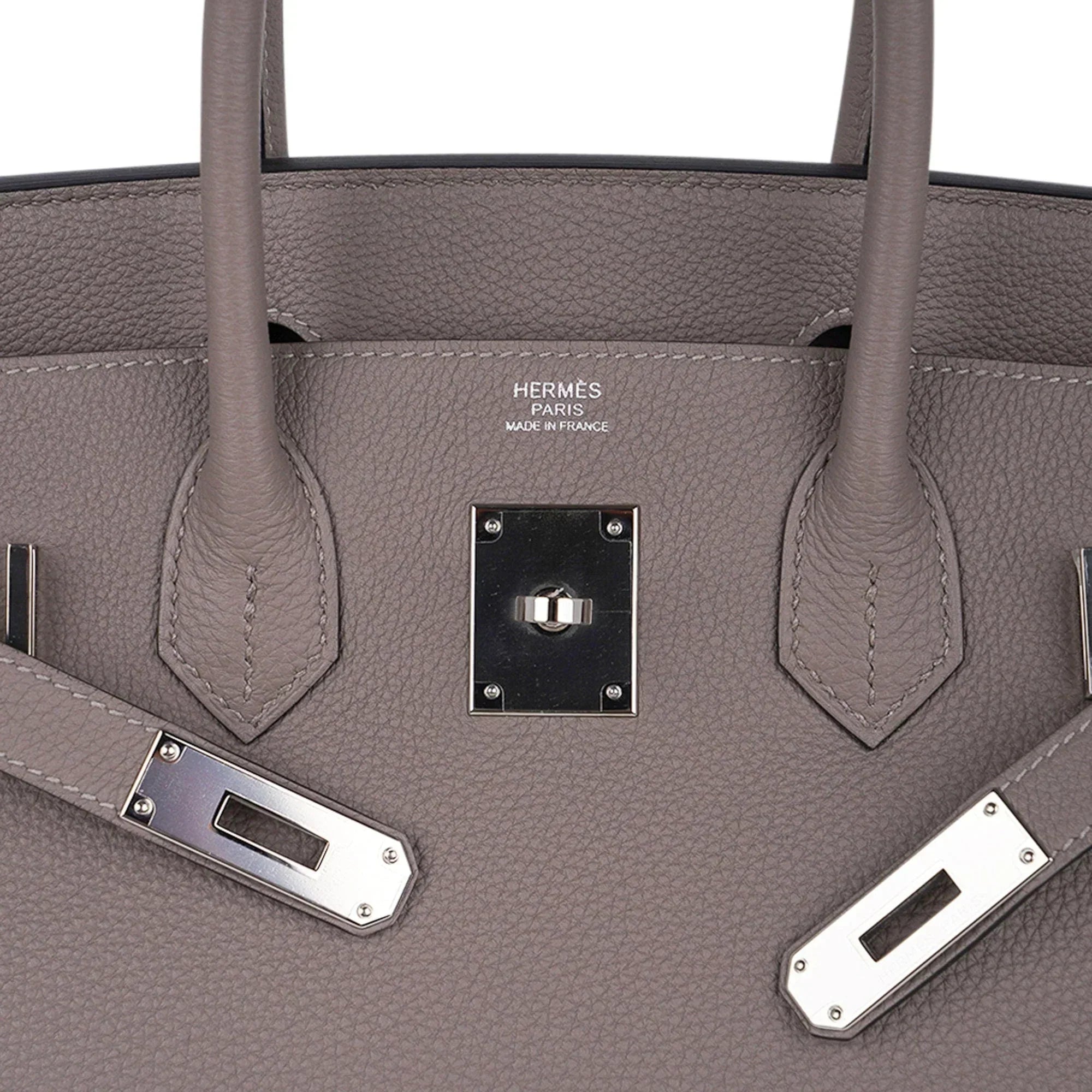 👜Birkin 30 Bag Gris Asphalte Togo Leather with Palladium Hardware