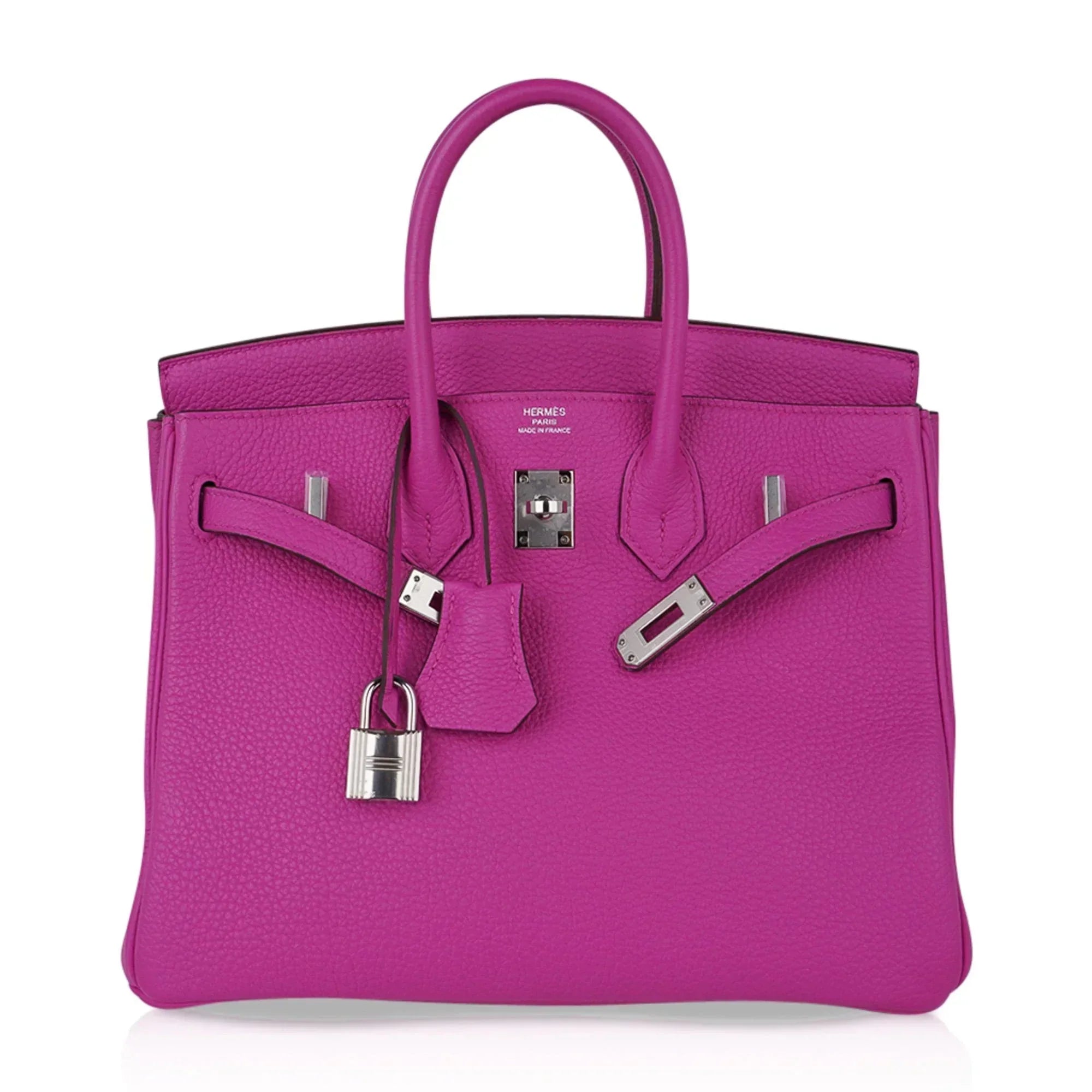 👜Birkin 25 Bag Magnolia Togo Palladium Hardware