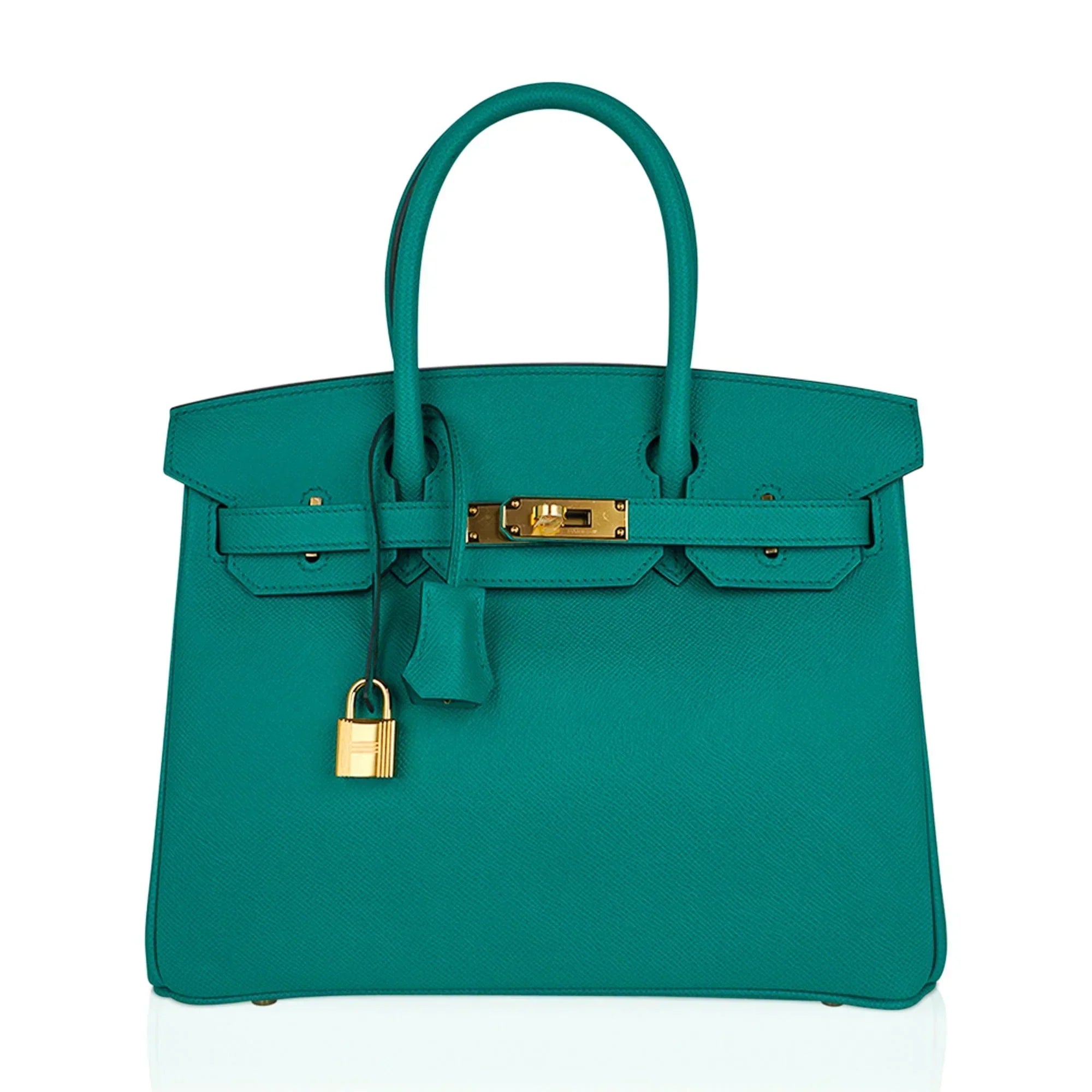 👜Birkin 30 Bag Vert Jade Epsom Leather with Gold Hardware