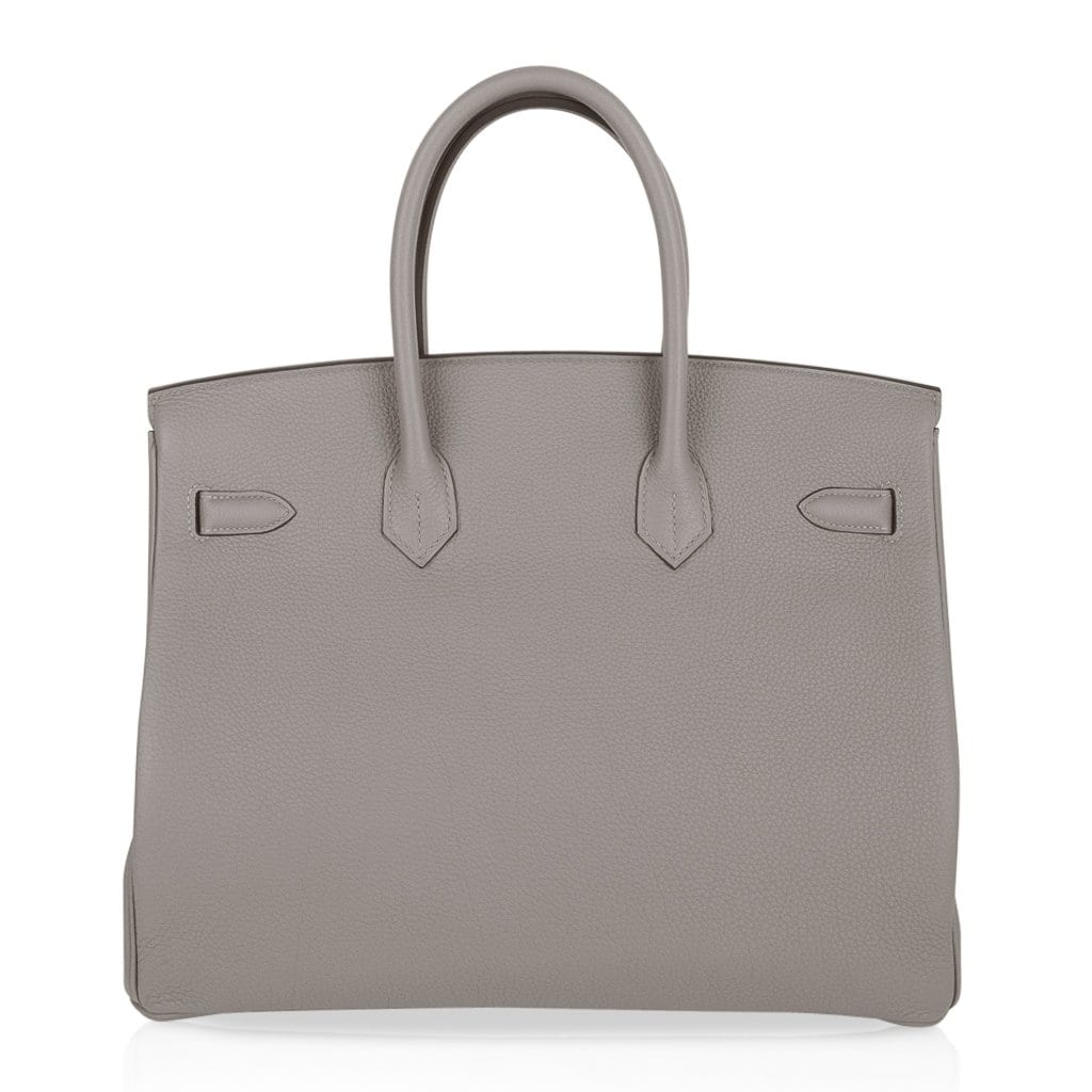 👜Birkin 35 Bag Gris Asphalte Togo Gold Hardware