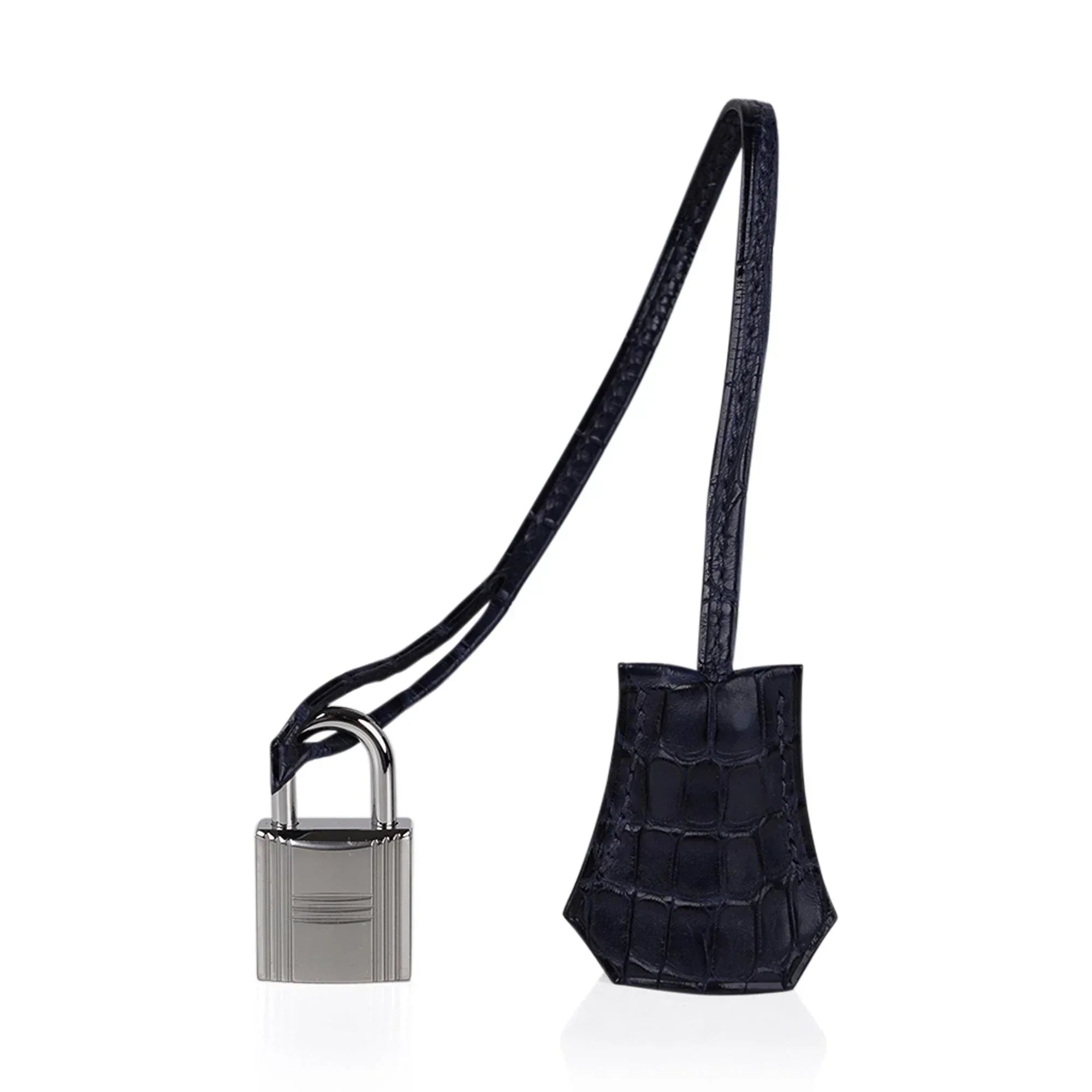 👜Birkin 30 Touch Blue Indigo Matte Alligator Bag Palladium Hardware