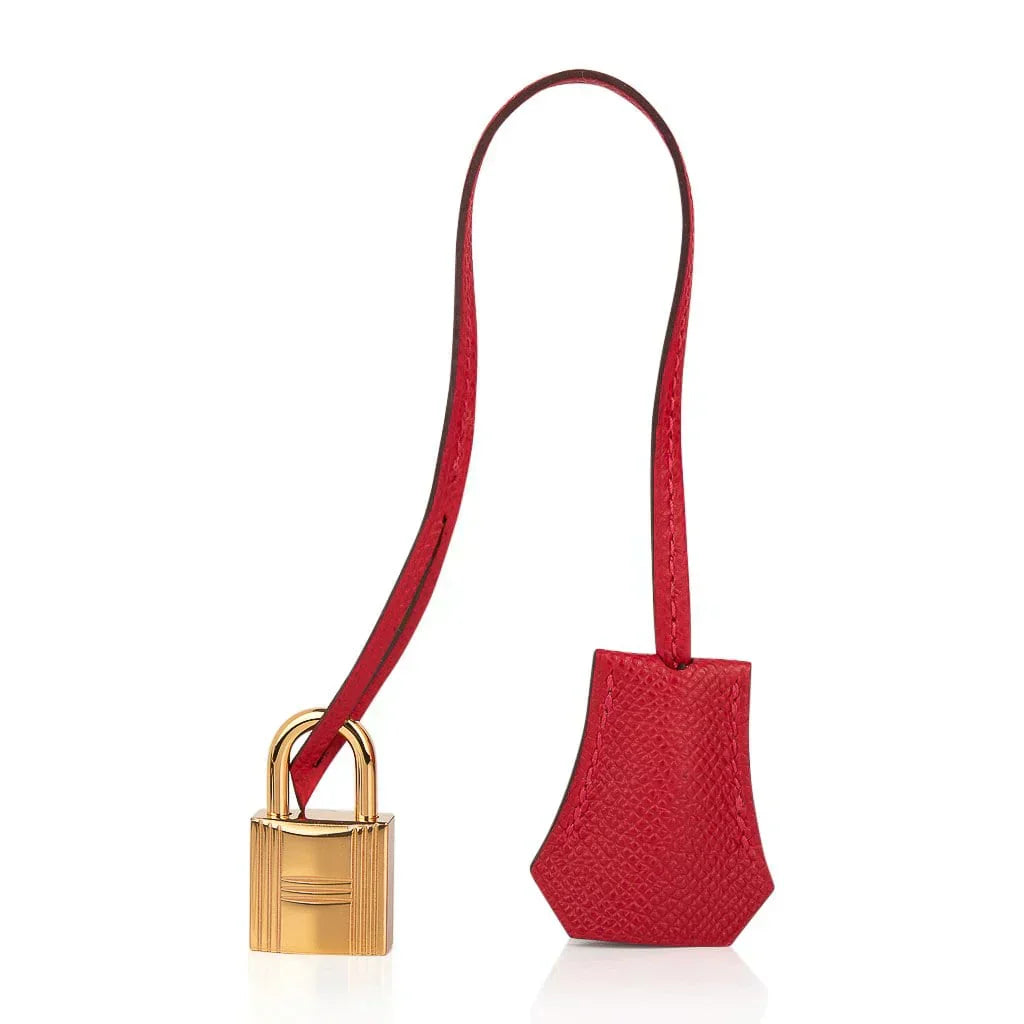 👜Birkin 30 Bag Rouge Casaque Gold Hardware Epsom Leather