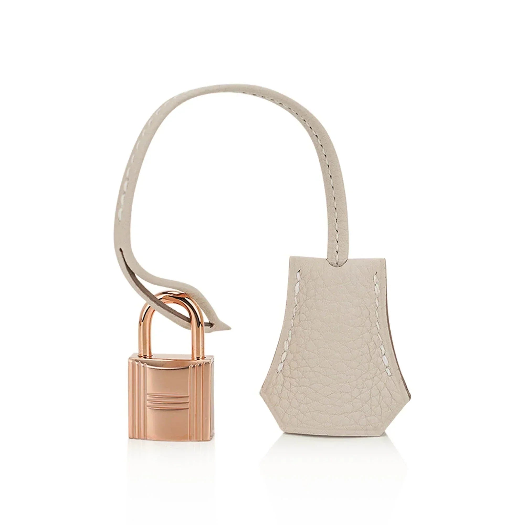 👜Birkin 25 Bag Craie Togo Leather with Rose Gold Hardware