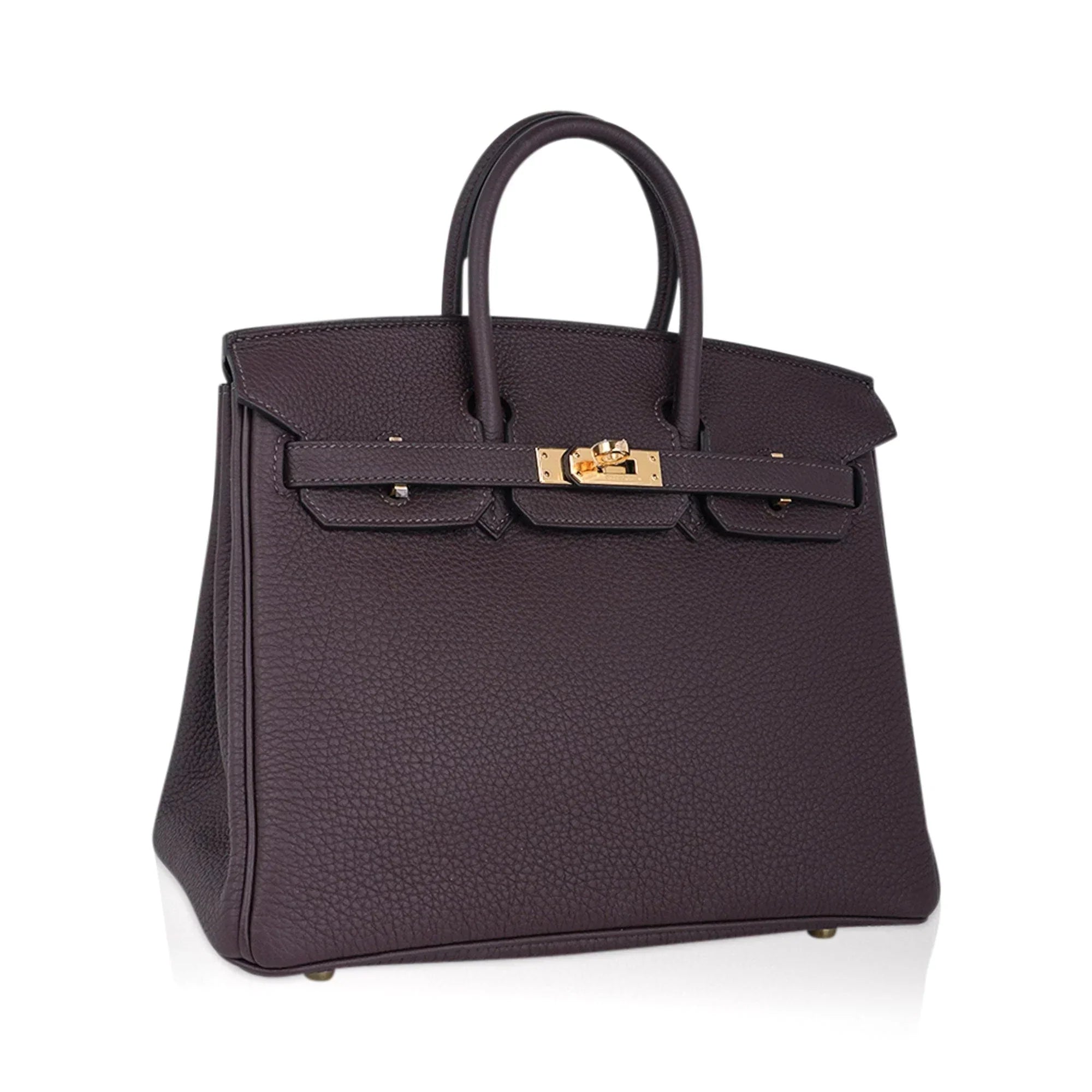 👜Birkin 25 Bag Chocolat Gold Hardware Togo Leather
