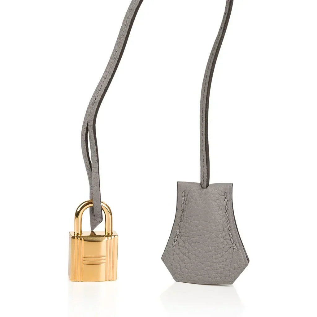 👜Birkin 35 Bag Gris Asphalte Togo Gold Hardware