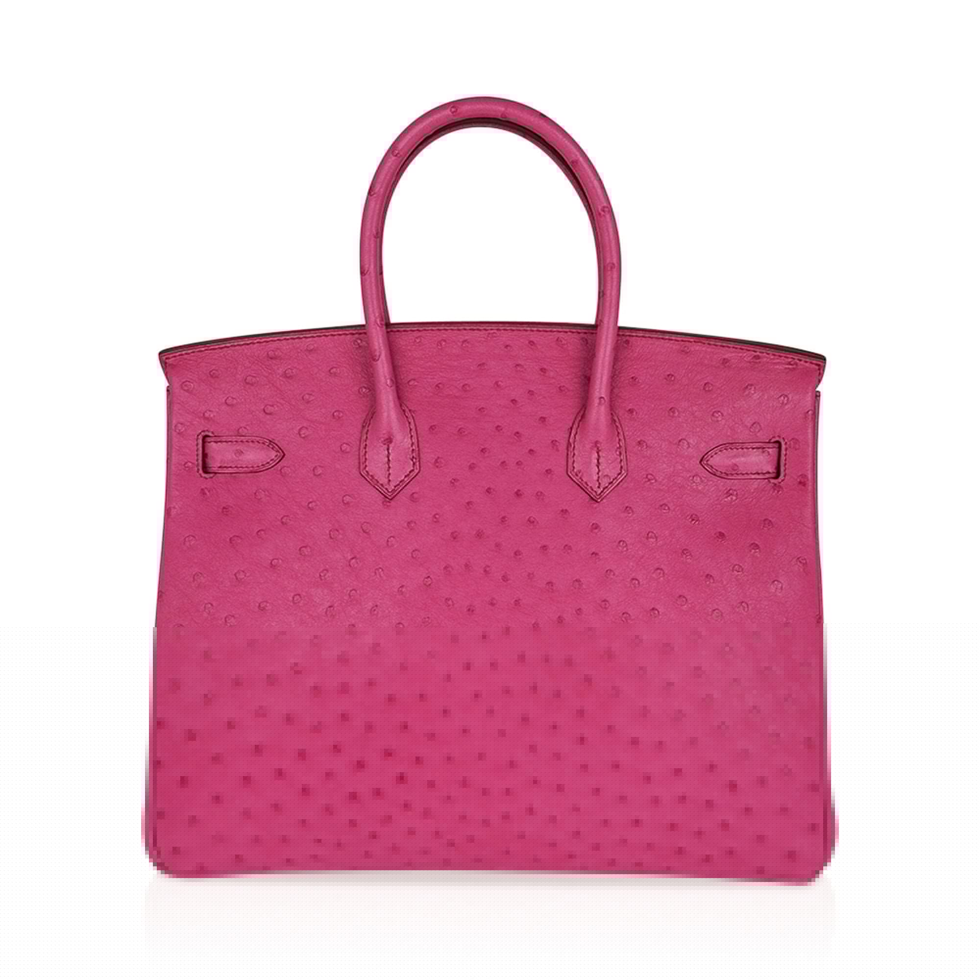 👜Birkin 35 Bag Fuchsia Ostrich Palladium Hardware