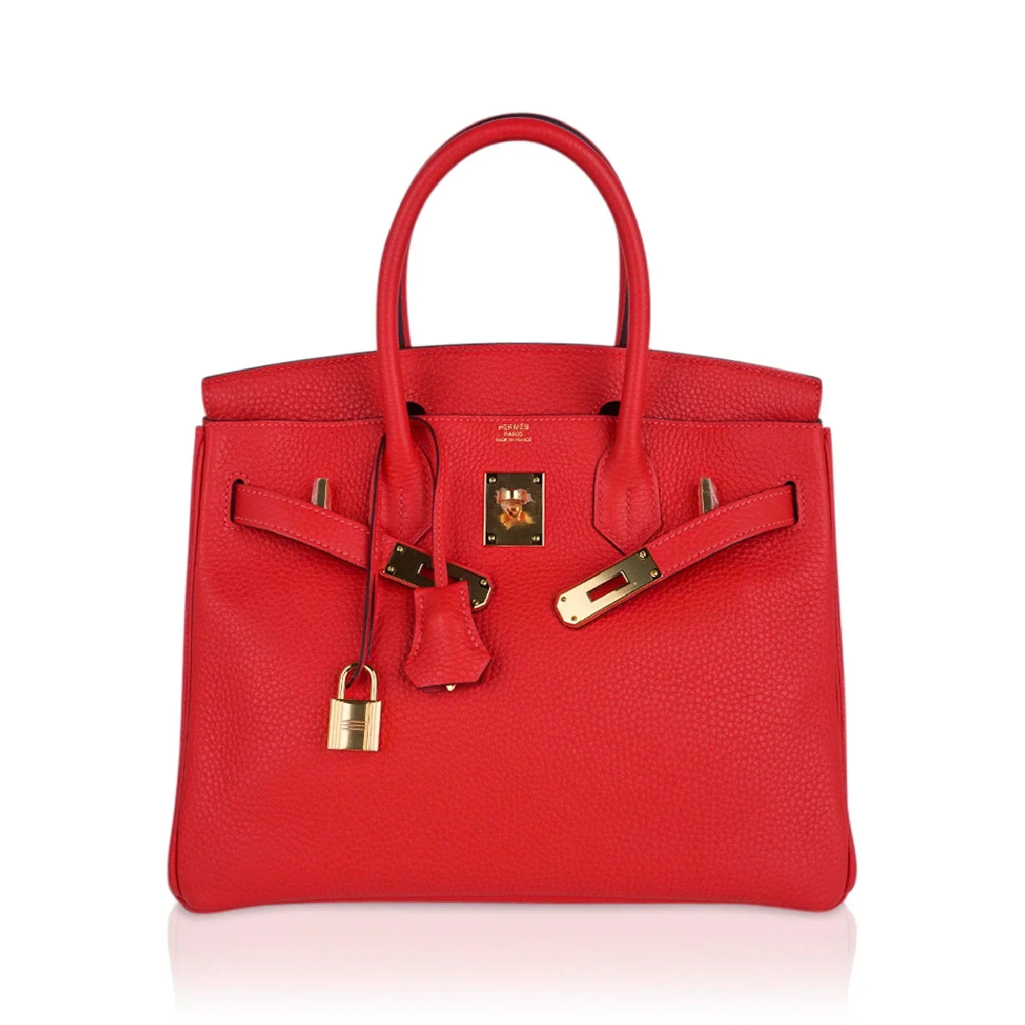 👜Birkin 30 Capucine Bag Togo Leather Gold Hardware