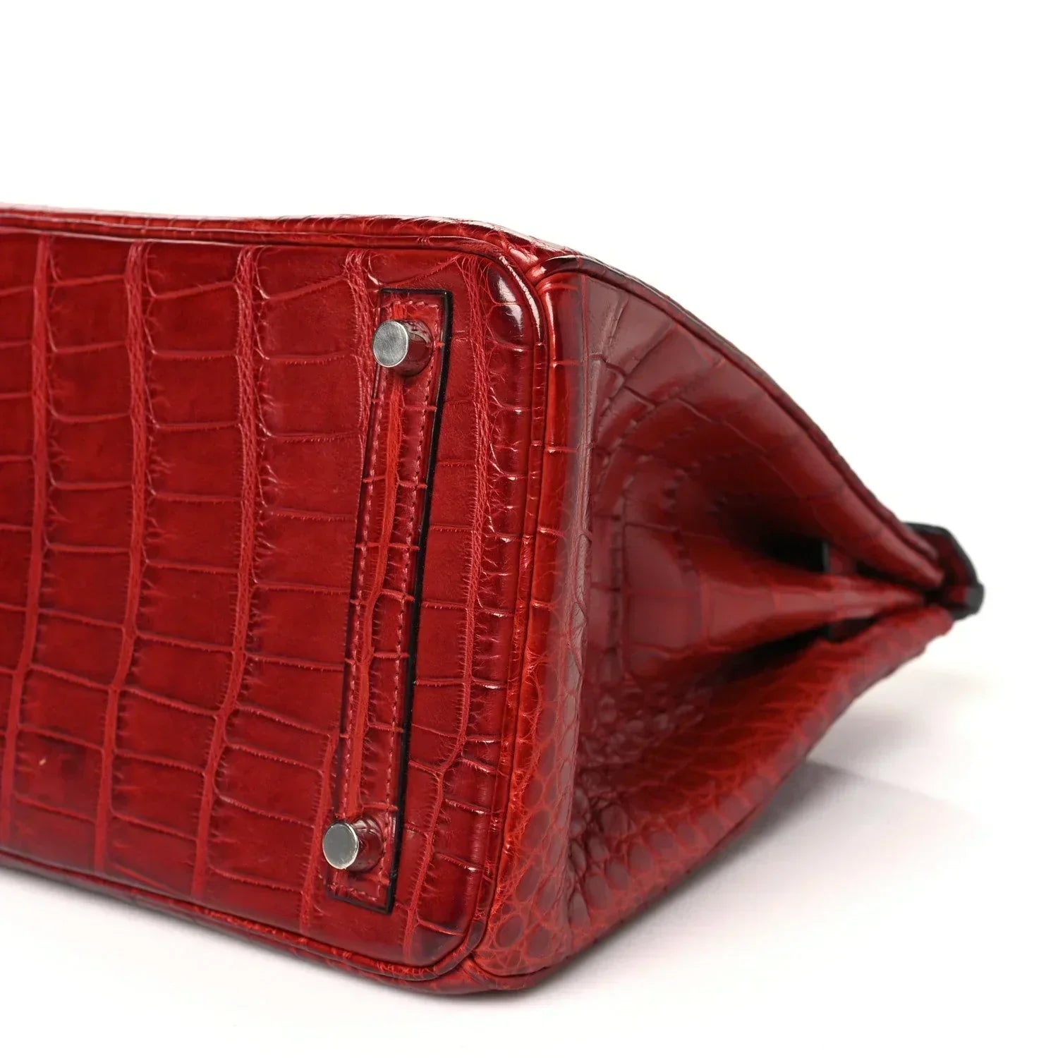 👜Birkin 30 Rouge Matte Alligator Gold Hardware