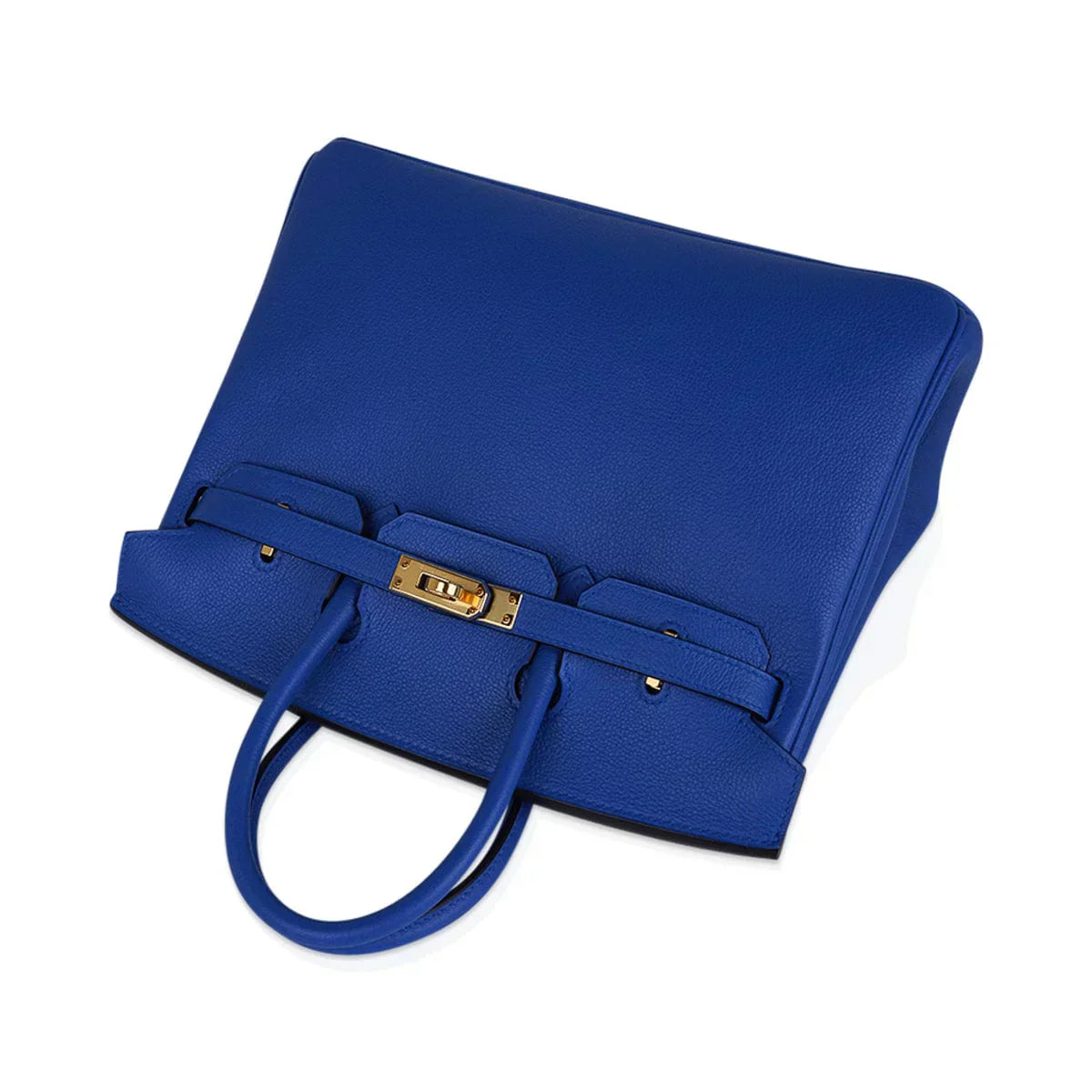 👜Birkin 25 Bag Blue Zellige Novillo Leather with Gold Hardware