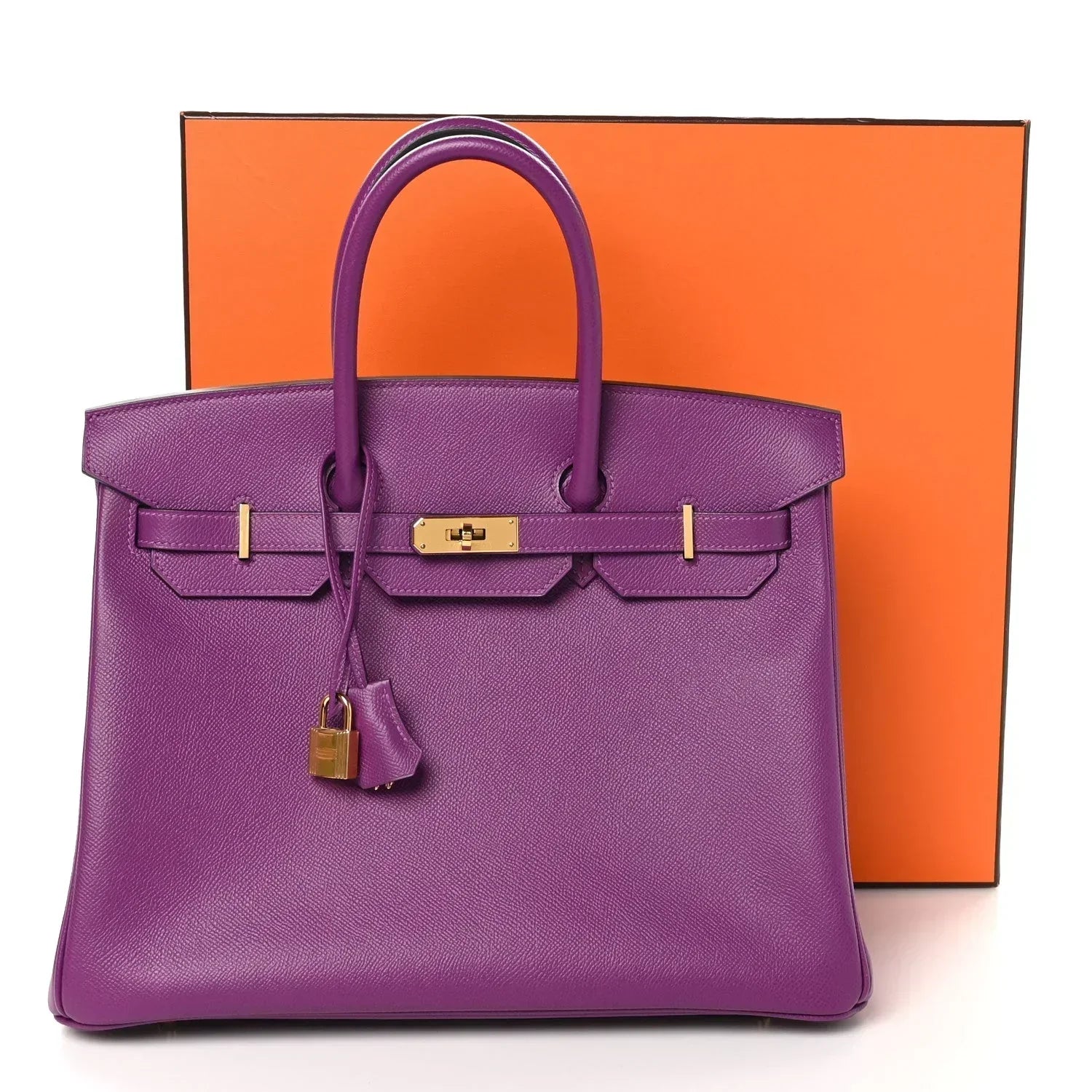 👜Birkin bag made of extremely Epsom Birkin 35 Anemone