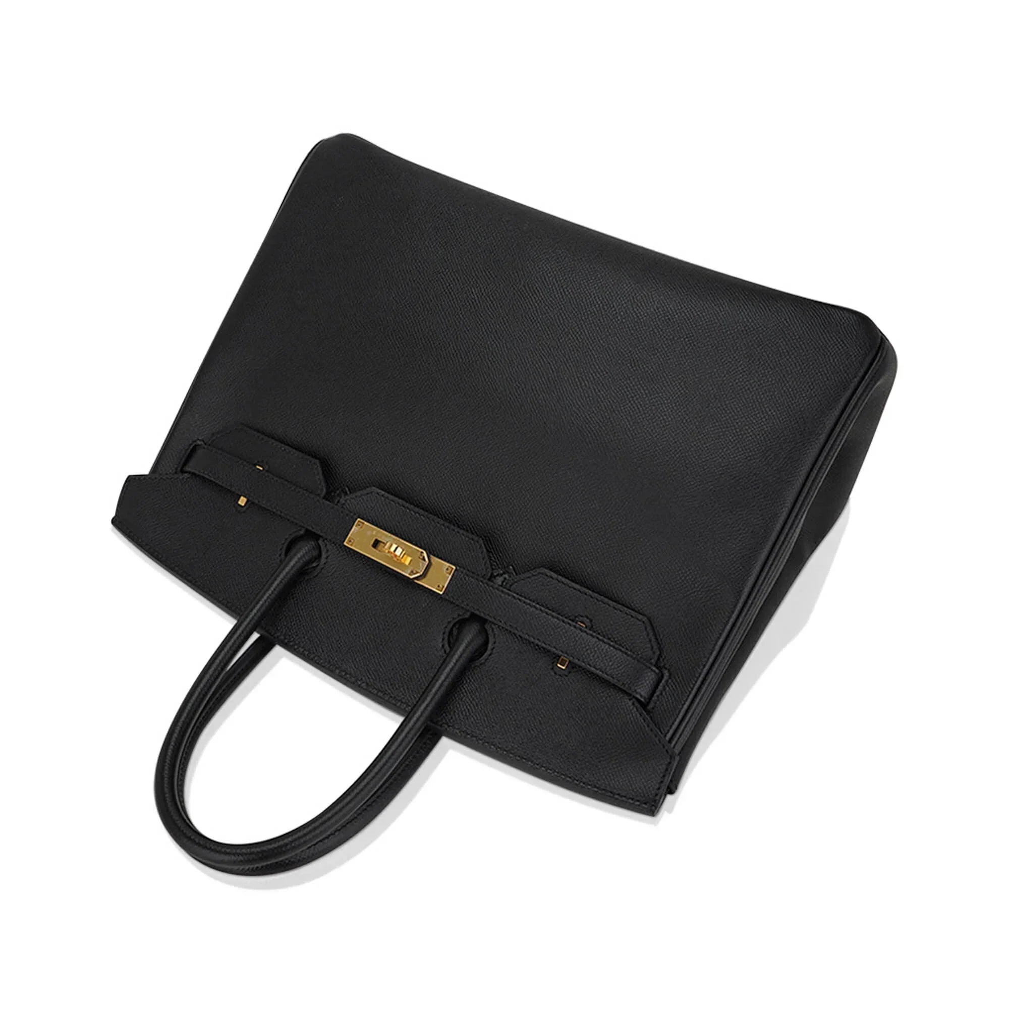 👜Birkin 35 Bag Black Epsom Leather with Gold Hardware