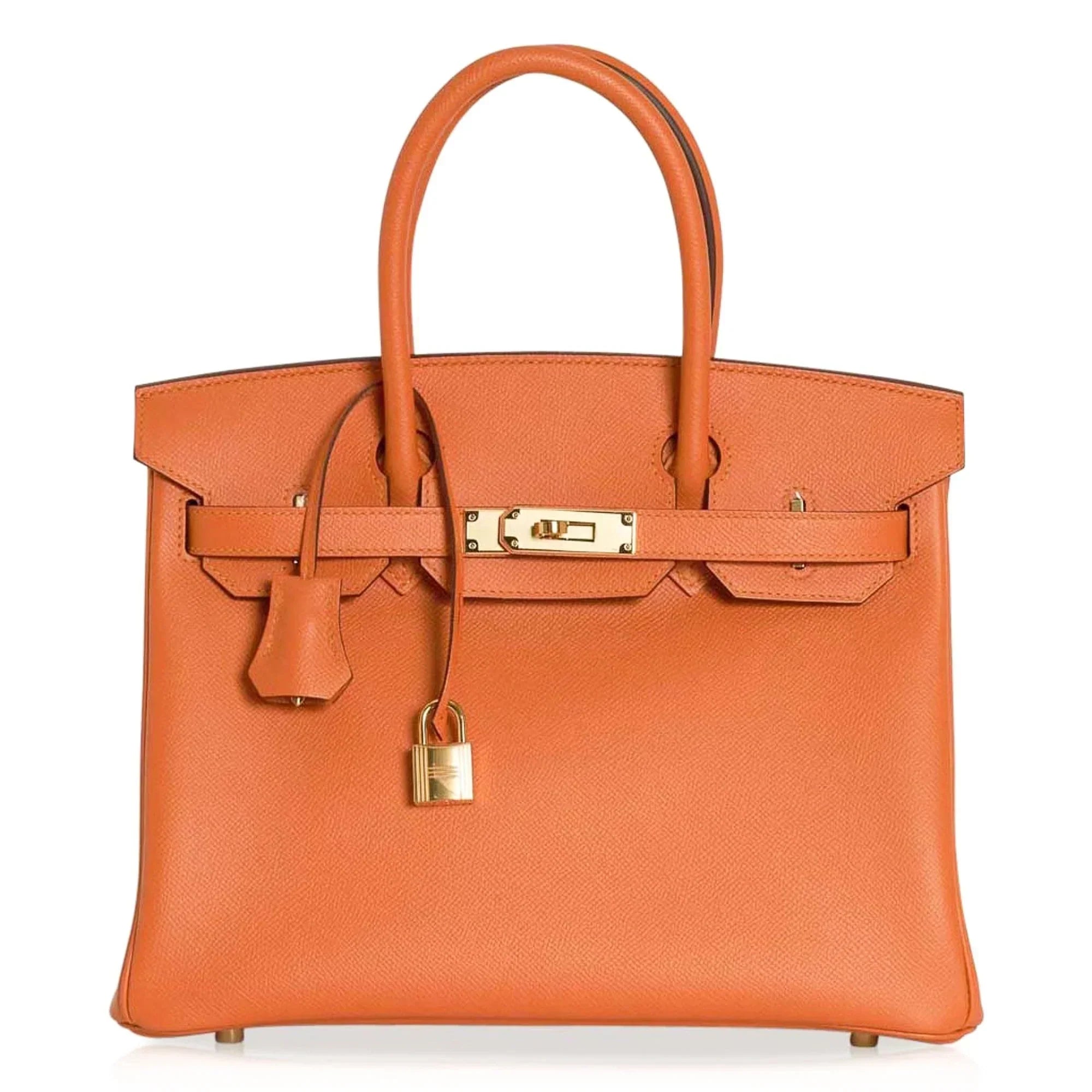 👜Birkin 30 Bag Abricot Gold Hardware Epsom Leather New w/ Box