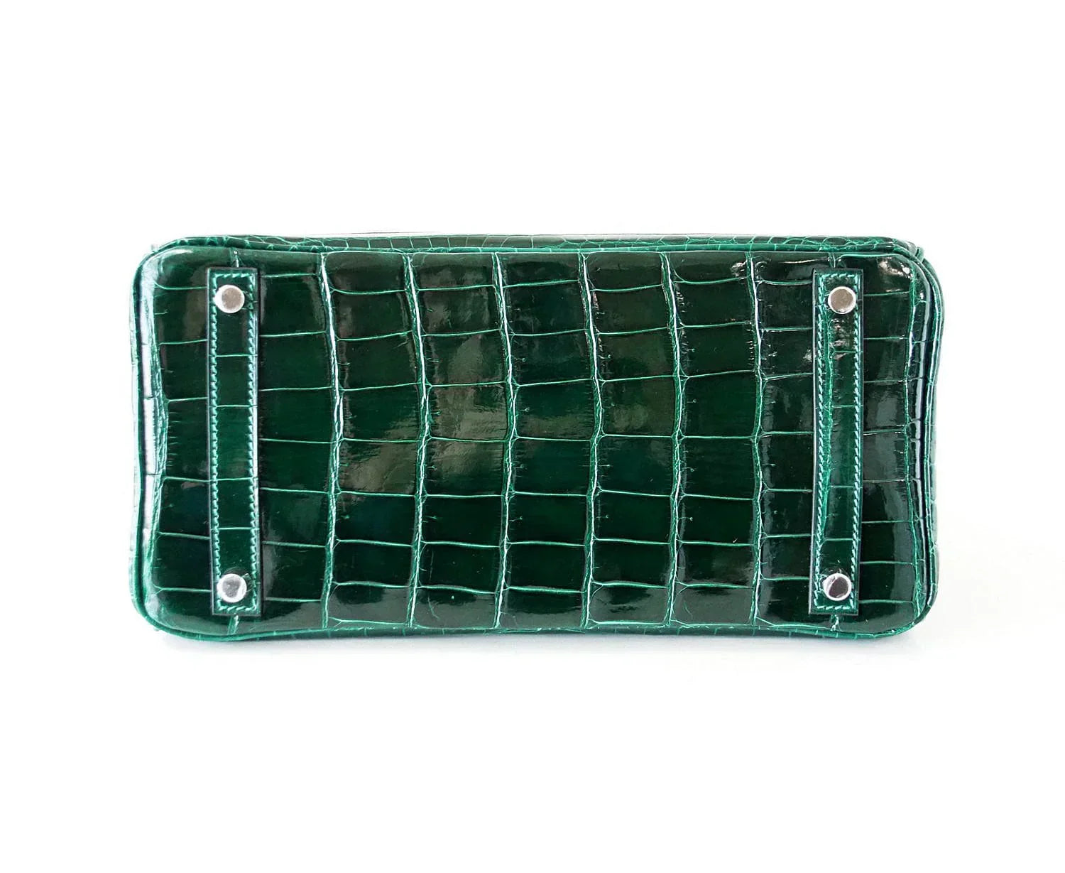 👜Birkin 30 Bag Emeraude Emerald Porosus Crocodile Palladium