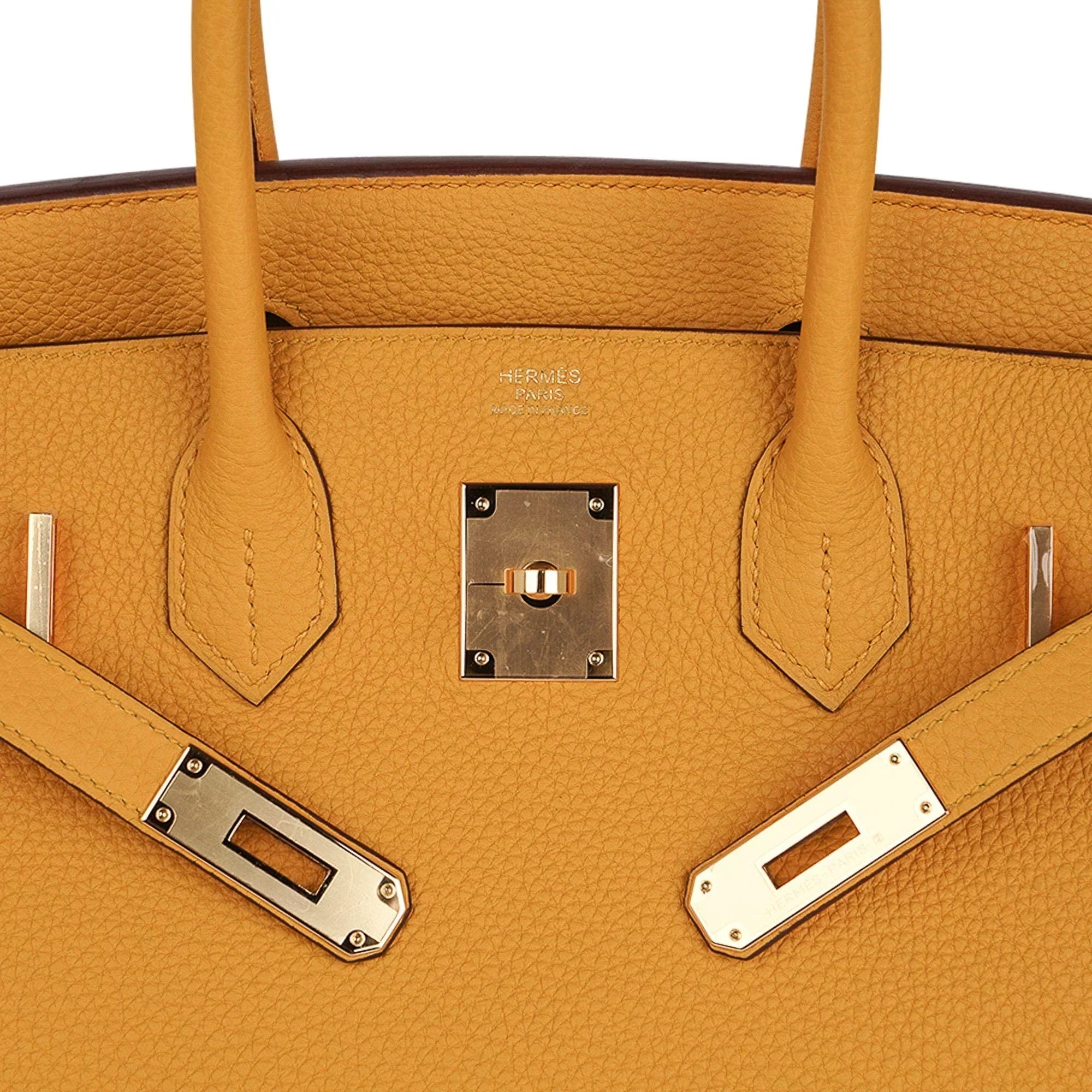 👜Birkin 30 Bag Jaune Ambre Gold Hardware Togo Leather