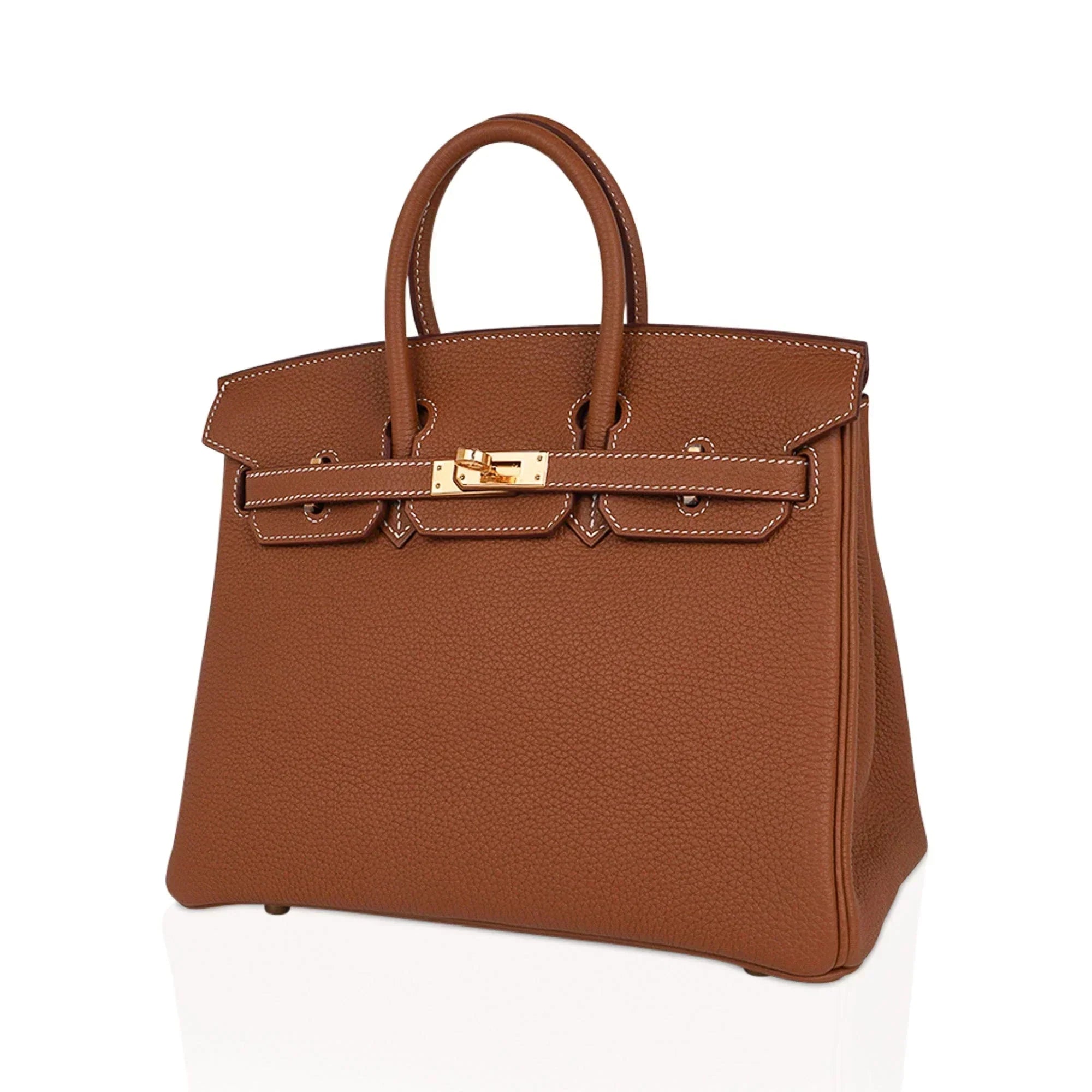 👜Birkin 25 Bag Gold Togo Leather with Gold Hardware