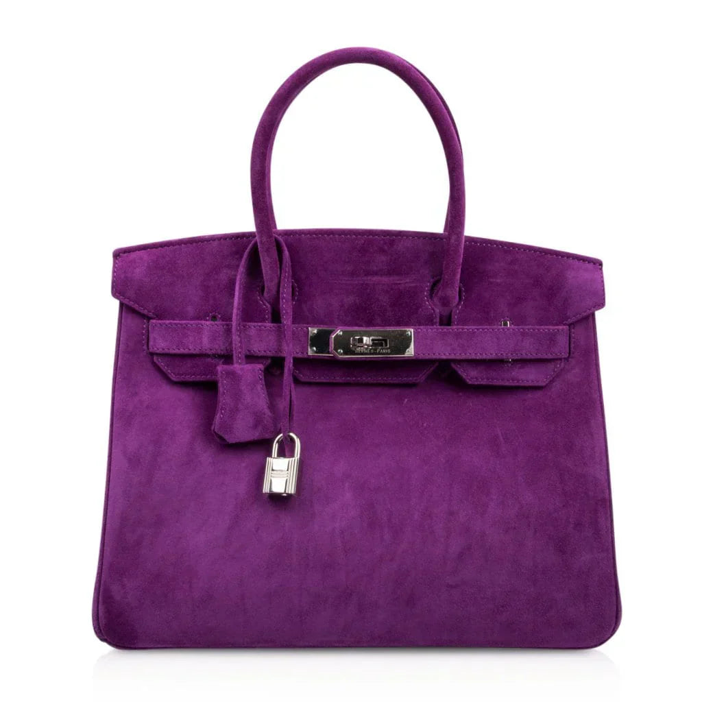 👜Birkin 30 Bag Rare Doblis Violet Palladium Hardware