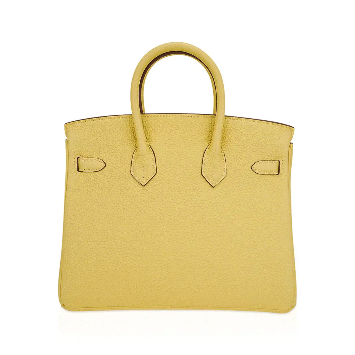 👜Birkin 25 Bag Jaune Poussin Togo Leather with Palladium Hardware