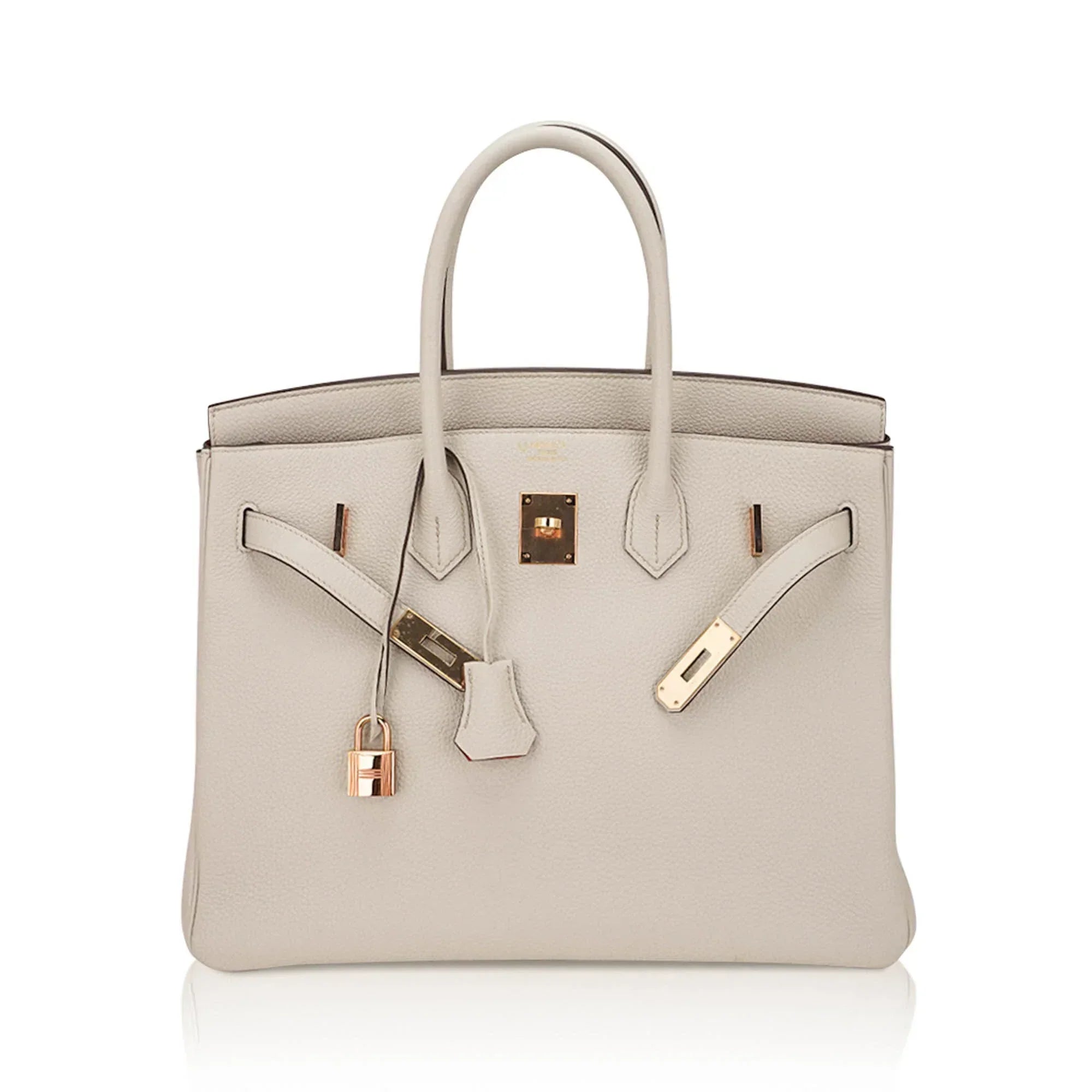 👜HSS Birkin 35 Trench and Corail Togo Leather Special Order Bag